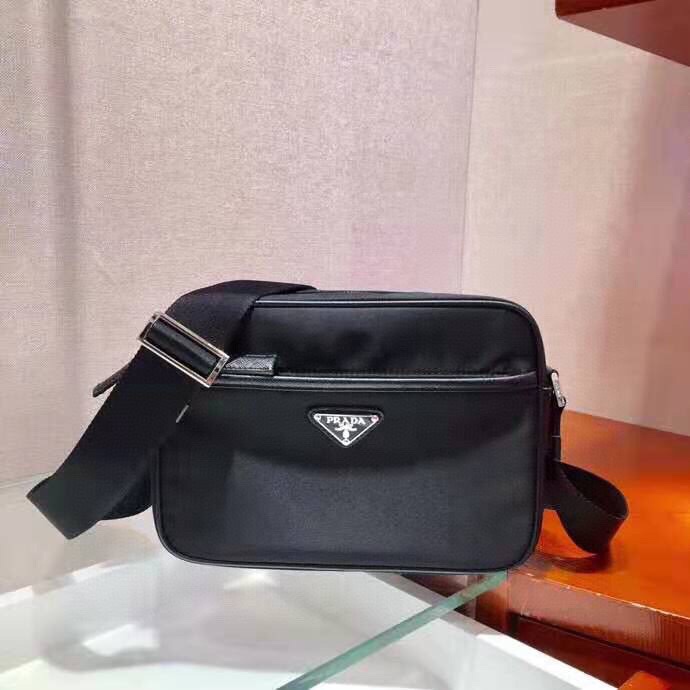 Prada Re-Nylon And Saffiano Shoulder Bag - FashionPlug