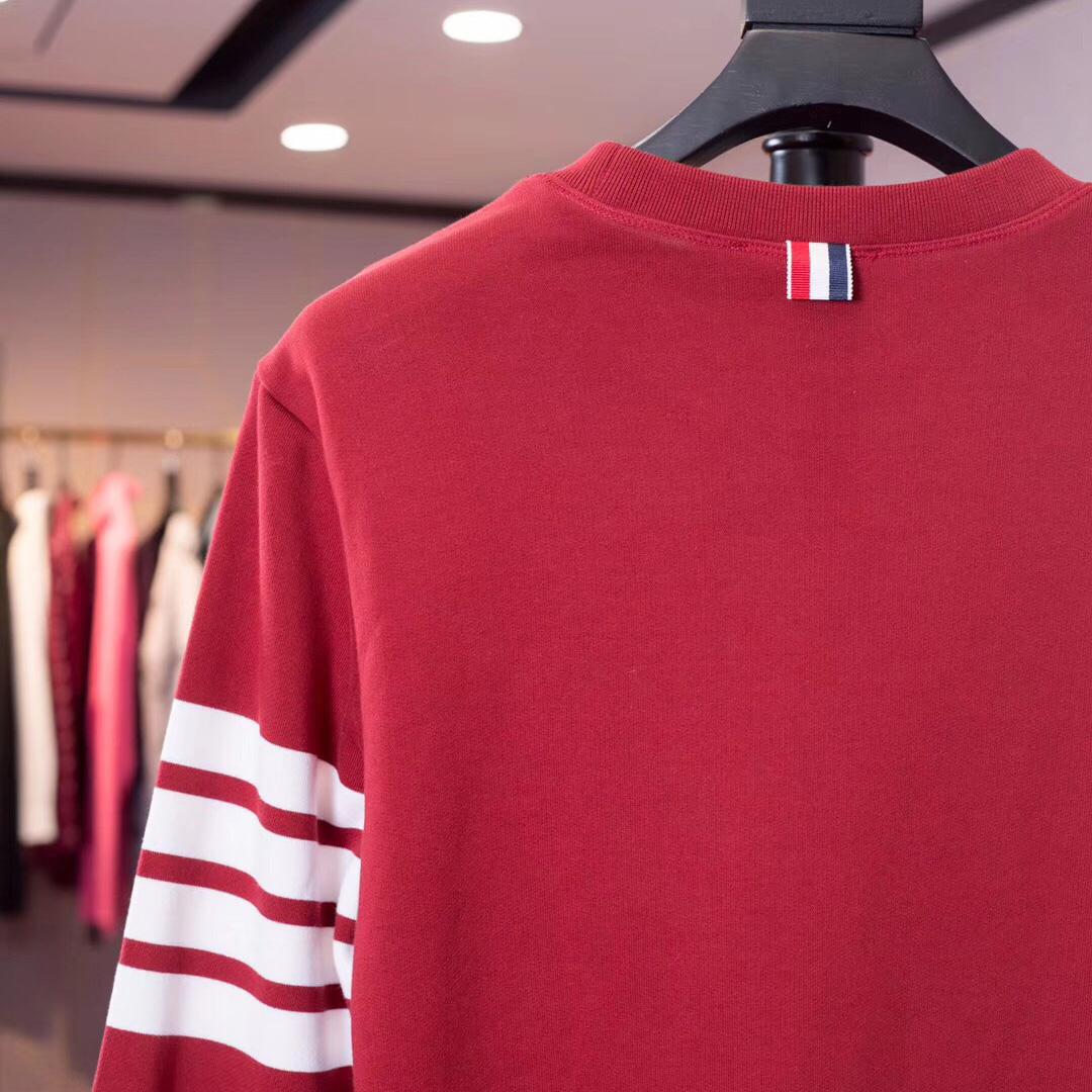 Thom Browne Stripe Sleeve Sweatshirt    TB22 - FashionPlug