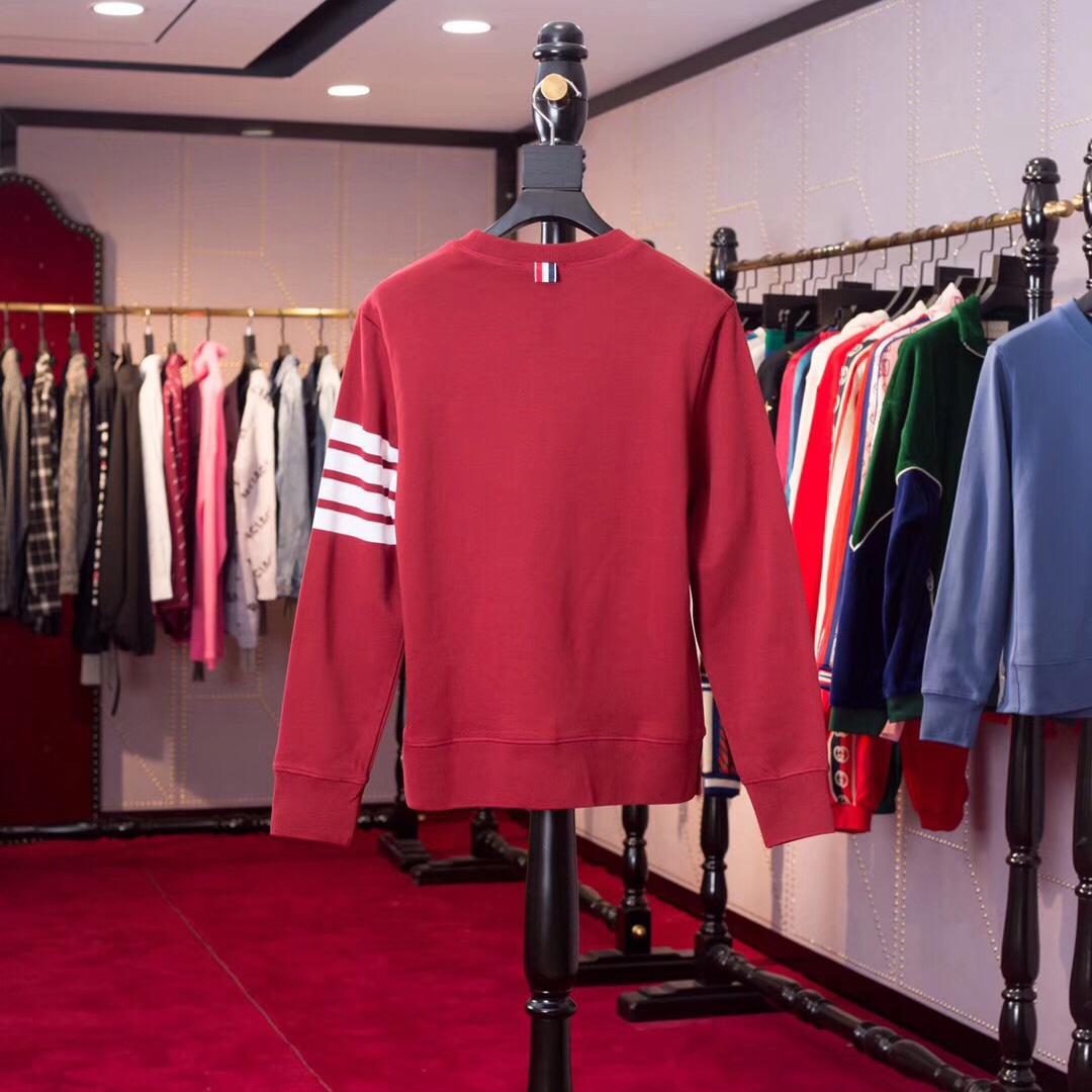 Thom Browne Stripe Sleeve Sweatshirt    TB22 - FashionPlug