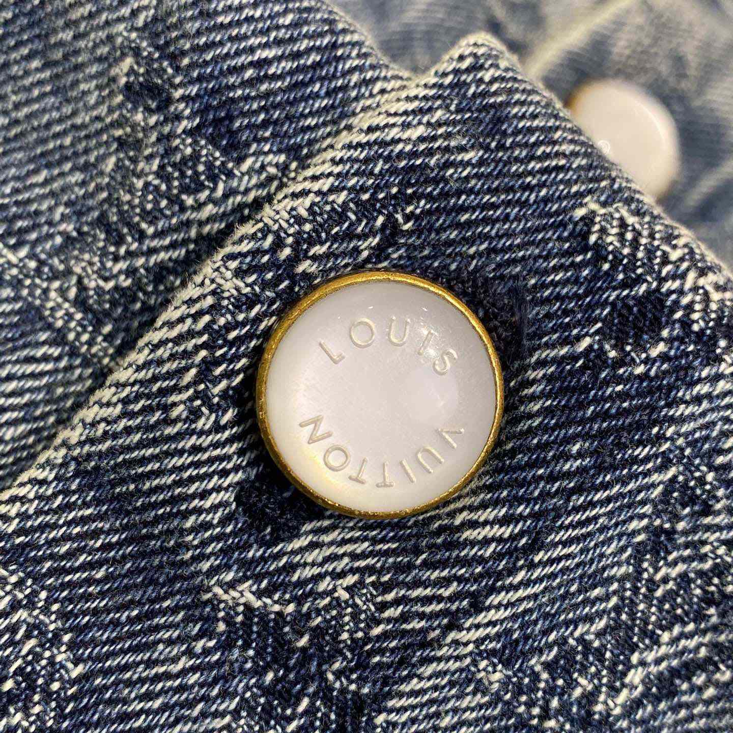 Louis Vuitton Monogram Denim Shirt - FashionPlug