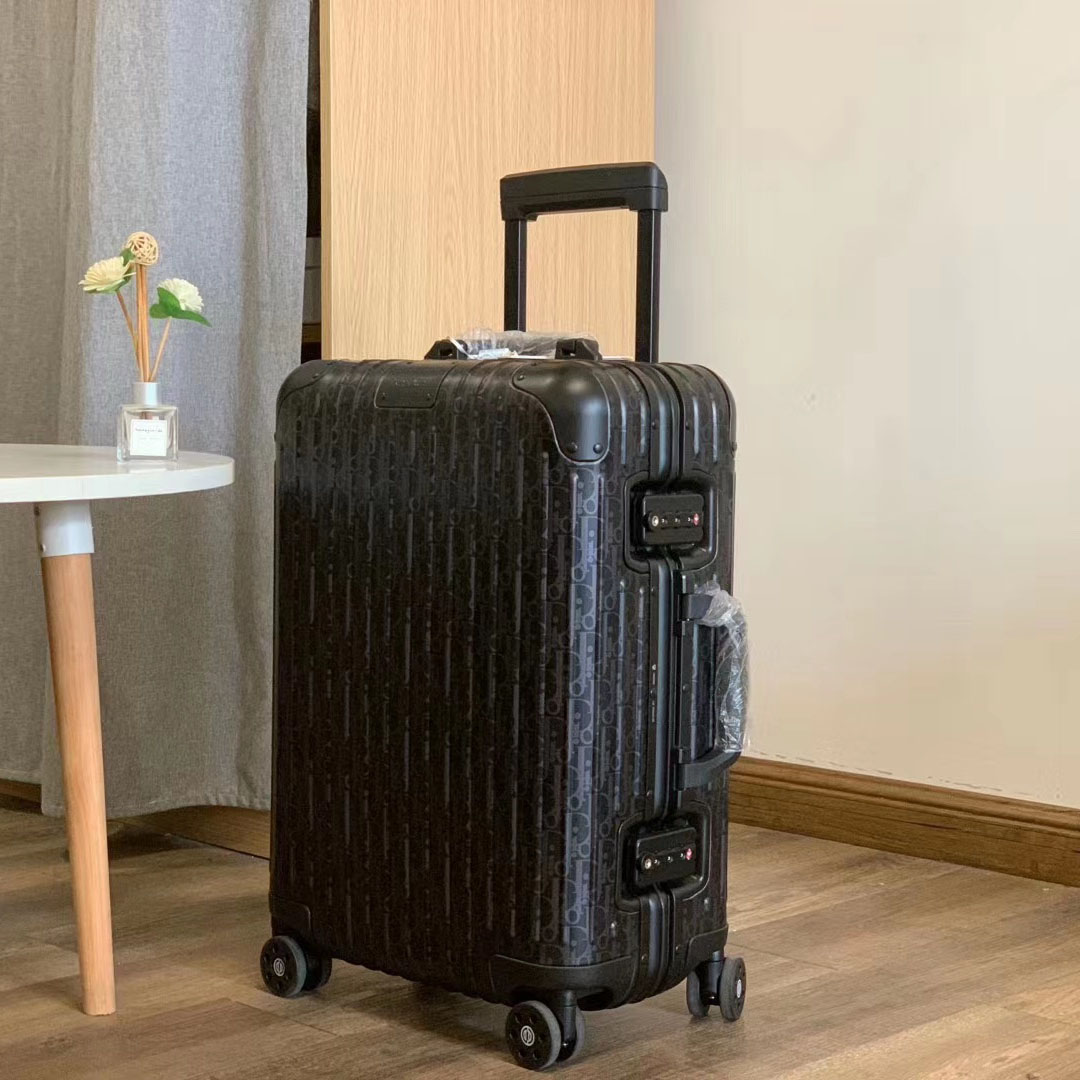 Dior Oblique Luggage - FashionPlug