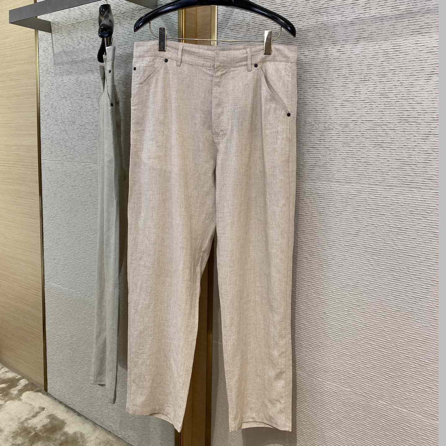 Prada Men's Linen Pants - FashionPlug