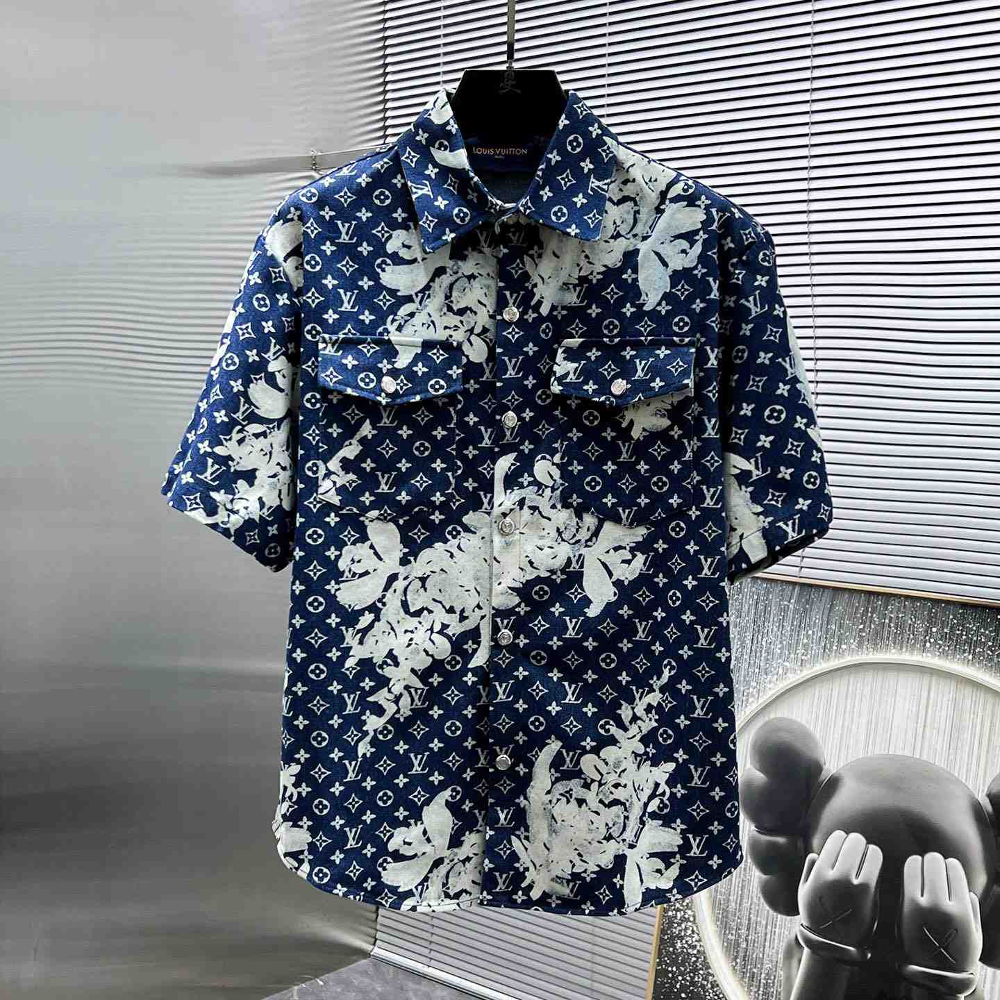 Louis Vuitton Monogram Bandana Shortsleeve Shirt  - FashionPlug