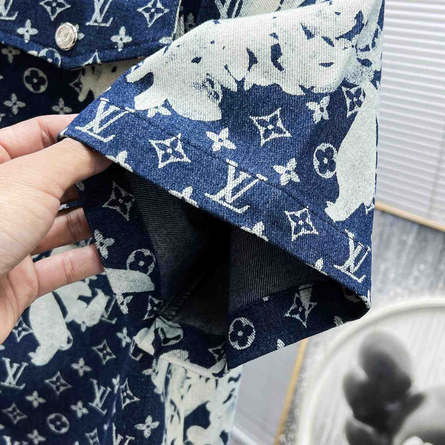 Louis Vuitton Monogram Bandana Shortsleeve Shirt  - FashionPlug