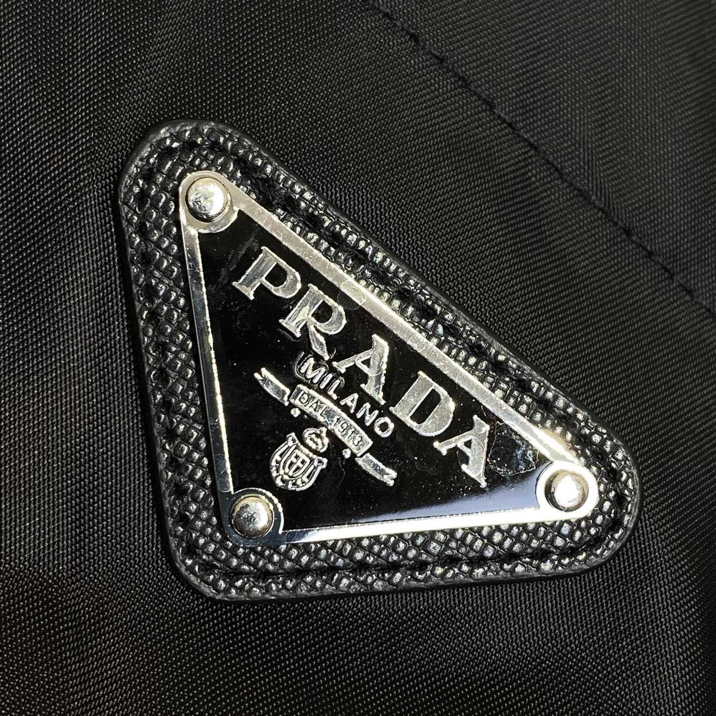 Prada Black Re-nylon Short-sleeved Shirt  - FashionPlug