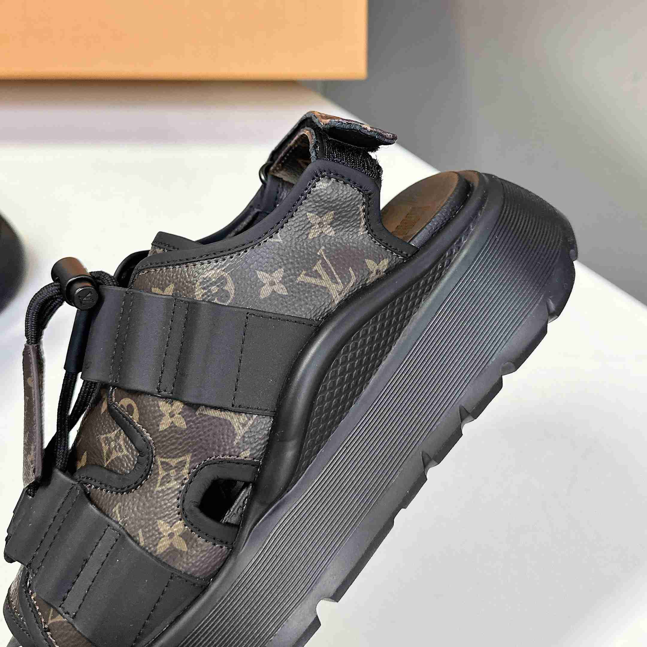 Louis Vuitton Chameleon Platform Sandal   1AHOAG - FashionPlug