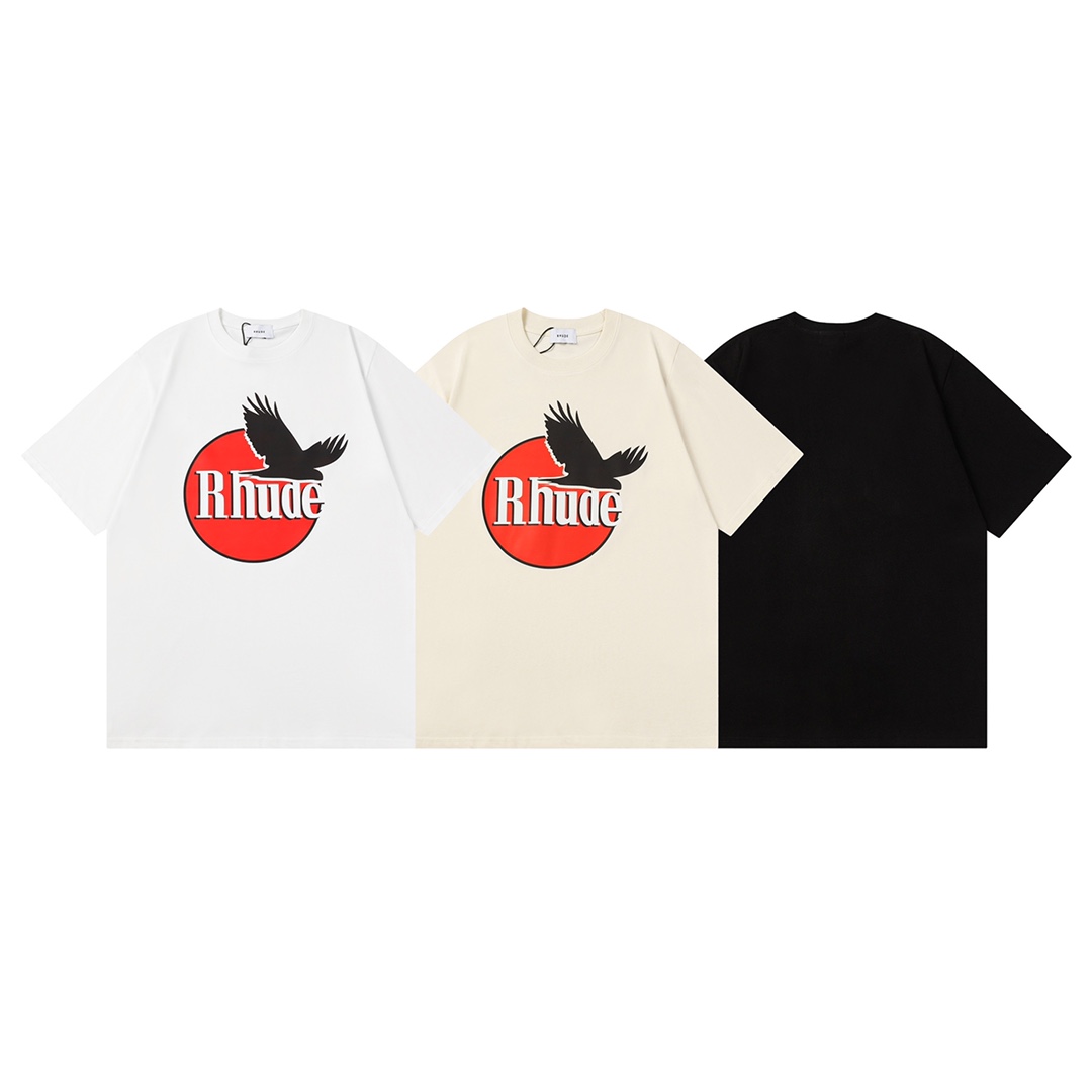 Rhude Eagle Logo Tee  - FashionPlug