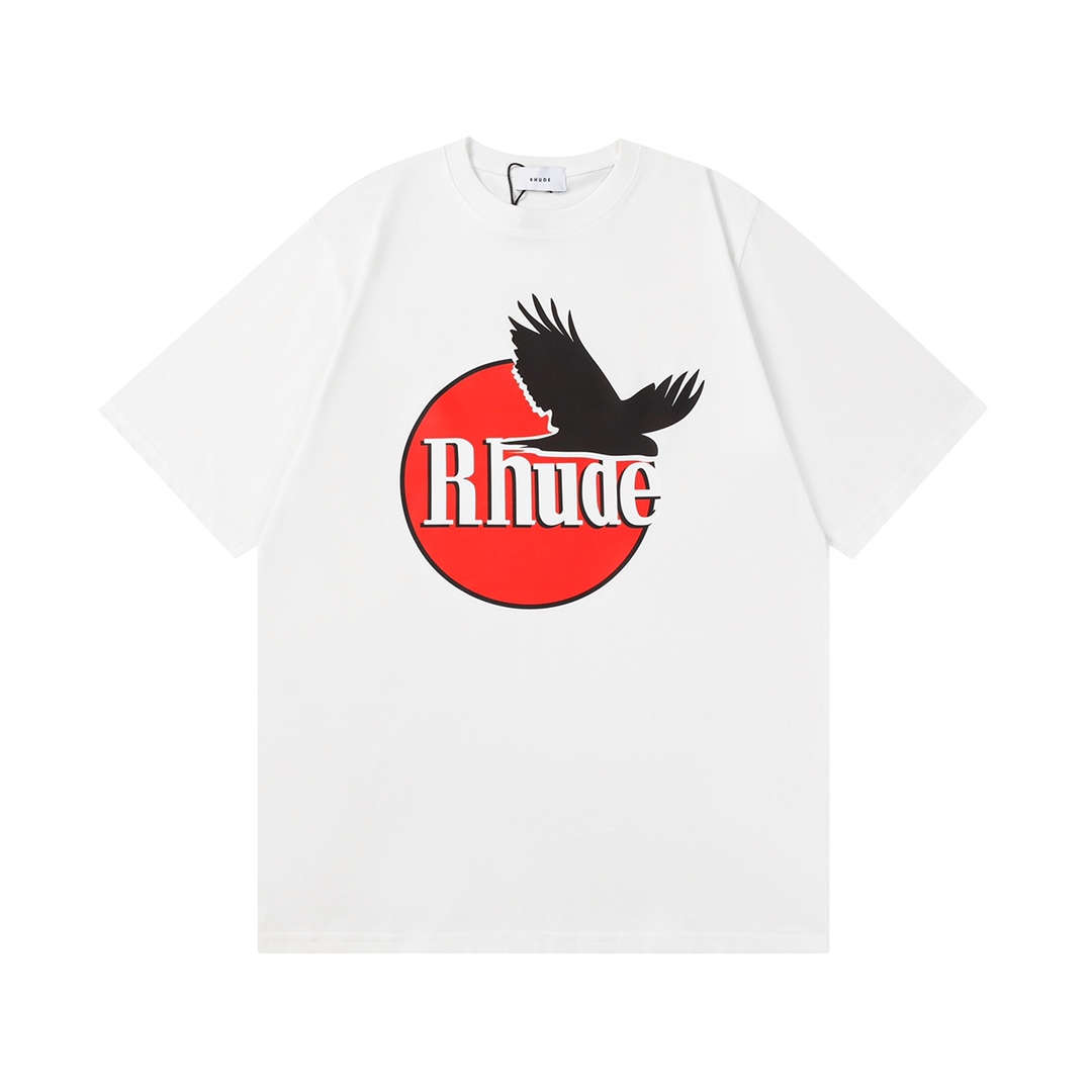 Rhude Eagle Logo Tee  - FashionPlug