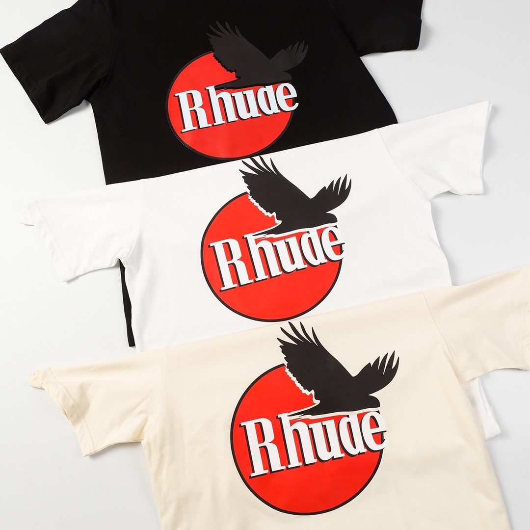 Rhude Eagle Logo Tee  - FashionPlug