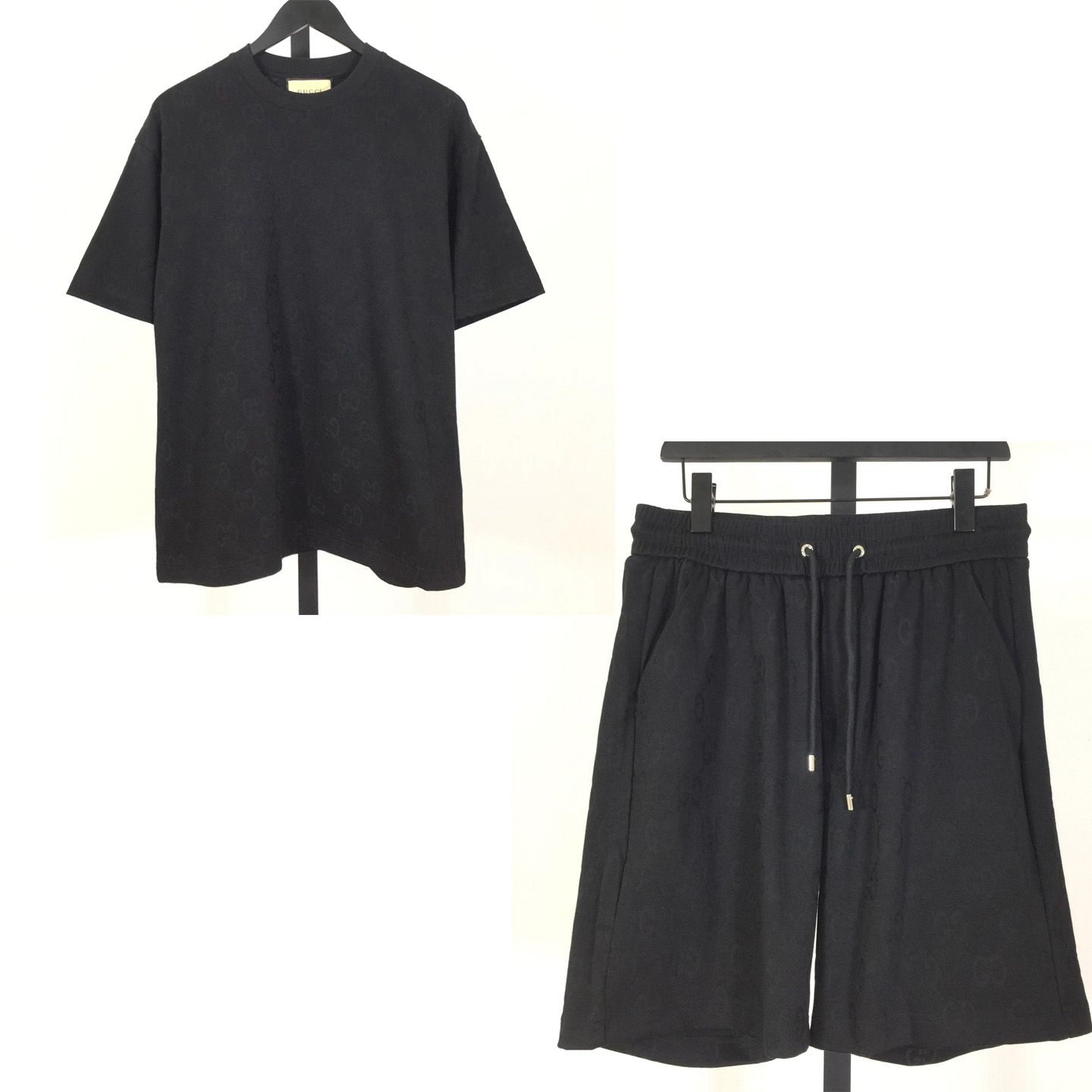 Gucci GG Cotton Tee And Short - FashionPlug