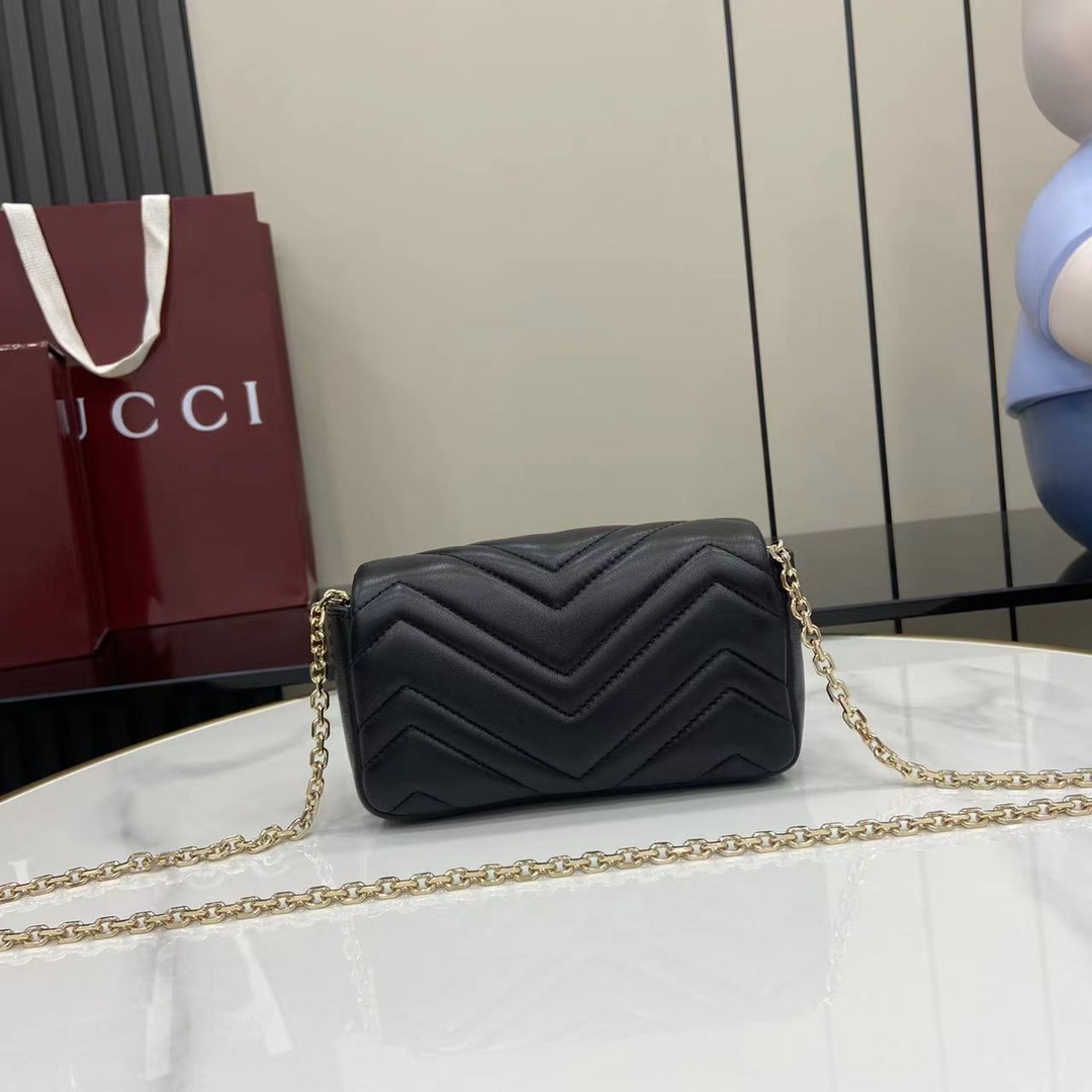 Gucci GG Marmont Mini Shoulder Bag - FashionPlug