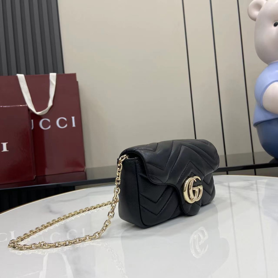 Gucci GG Marmont Mini Shoulder Bag - FashionPlug