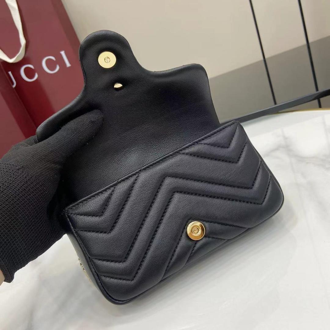 Gucci GG Marmont Mini Shoulder Bag - FashionPlug
