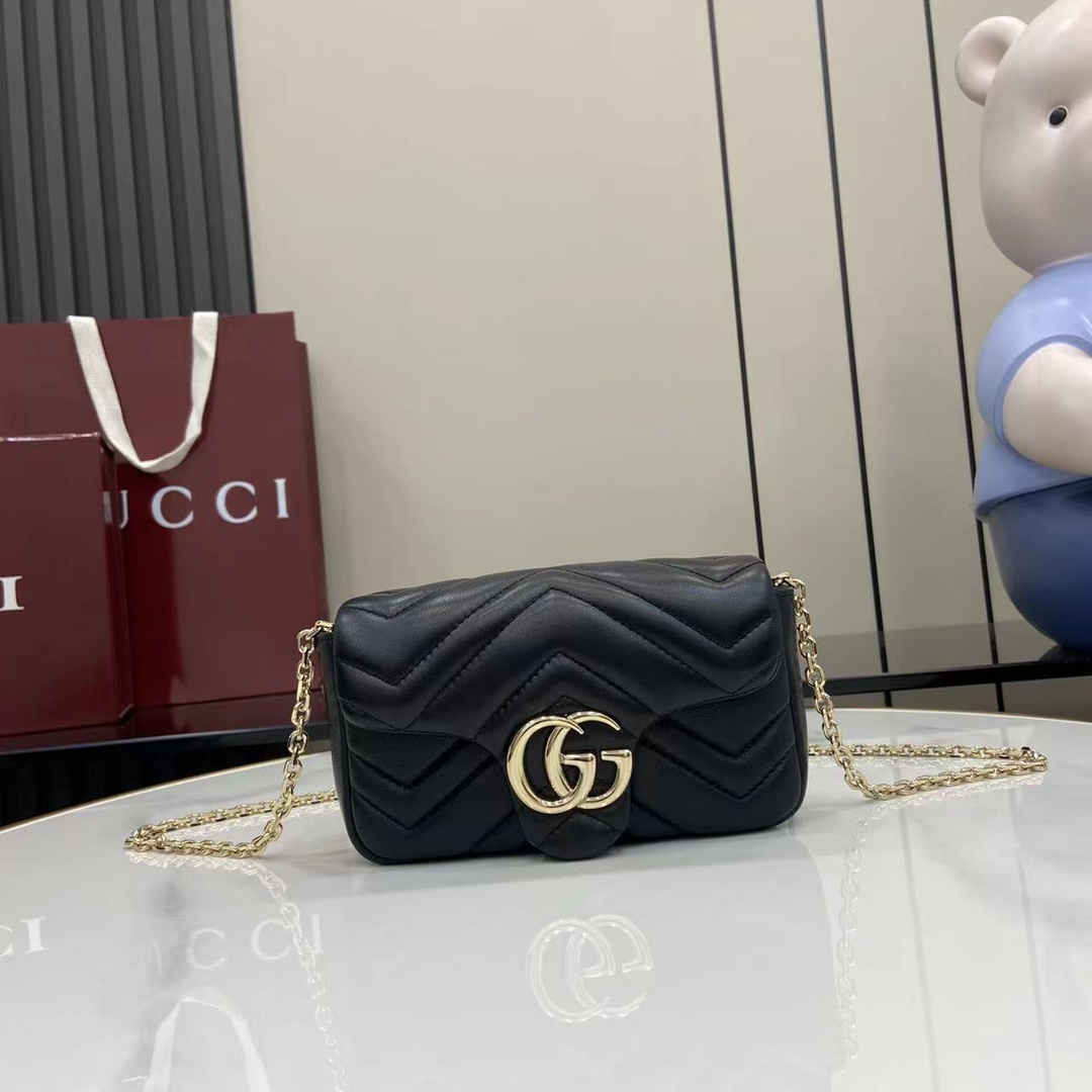 Gucci GG Marmont Mini Shoulder Bag - FashionPlug