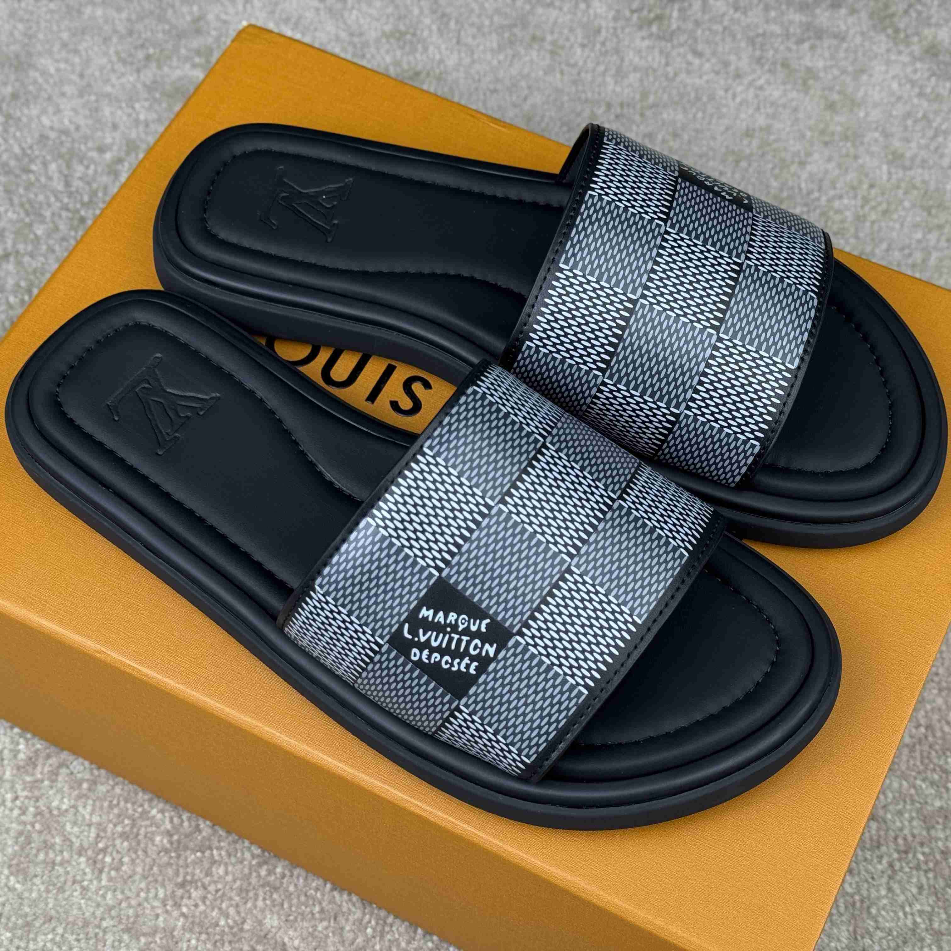 Louis Vuitton LV Venice Mule   - FashionPlug
