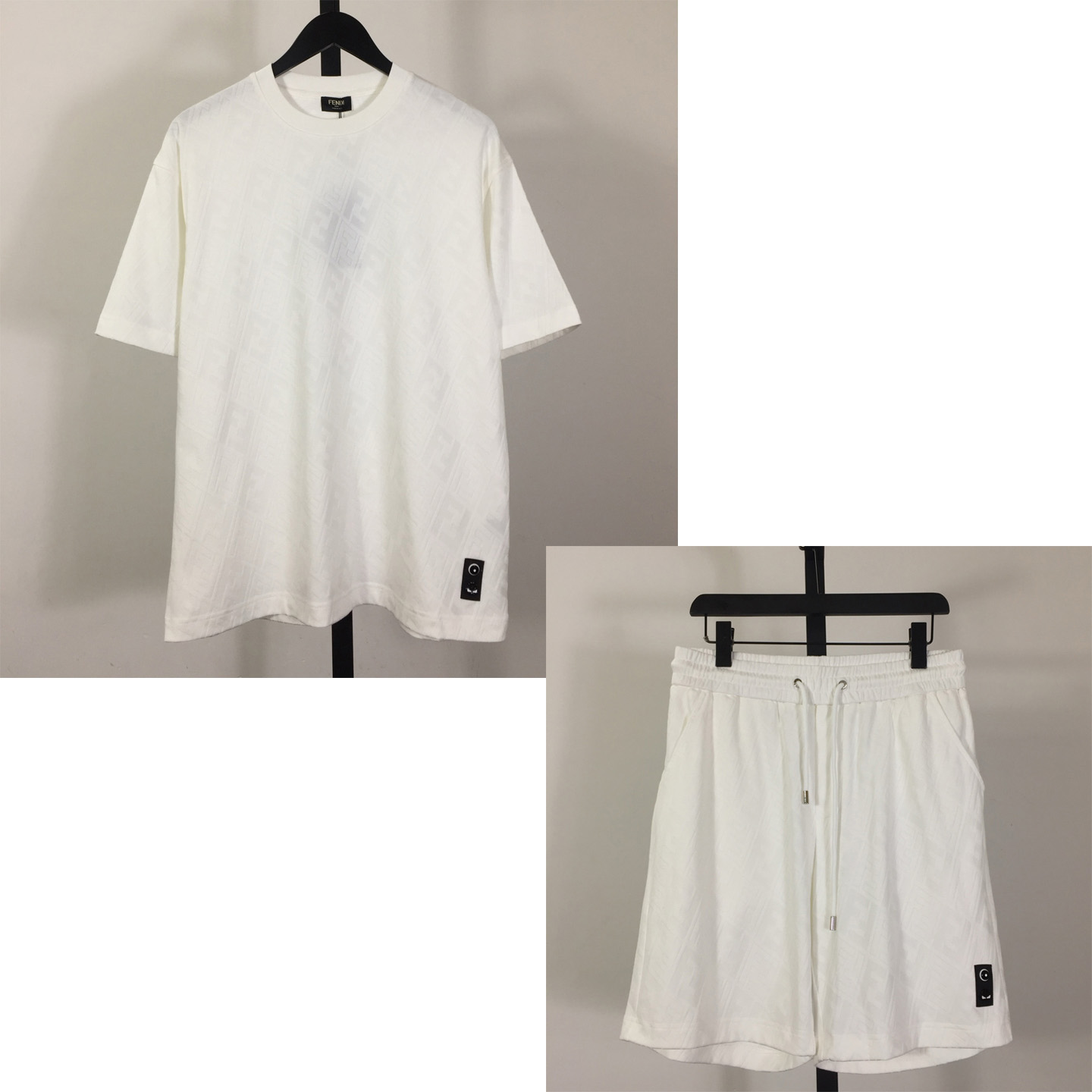 Fendi FF Logo Tee And Short - FashionPlug