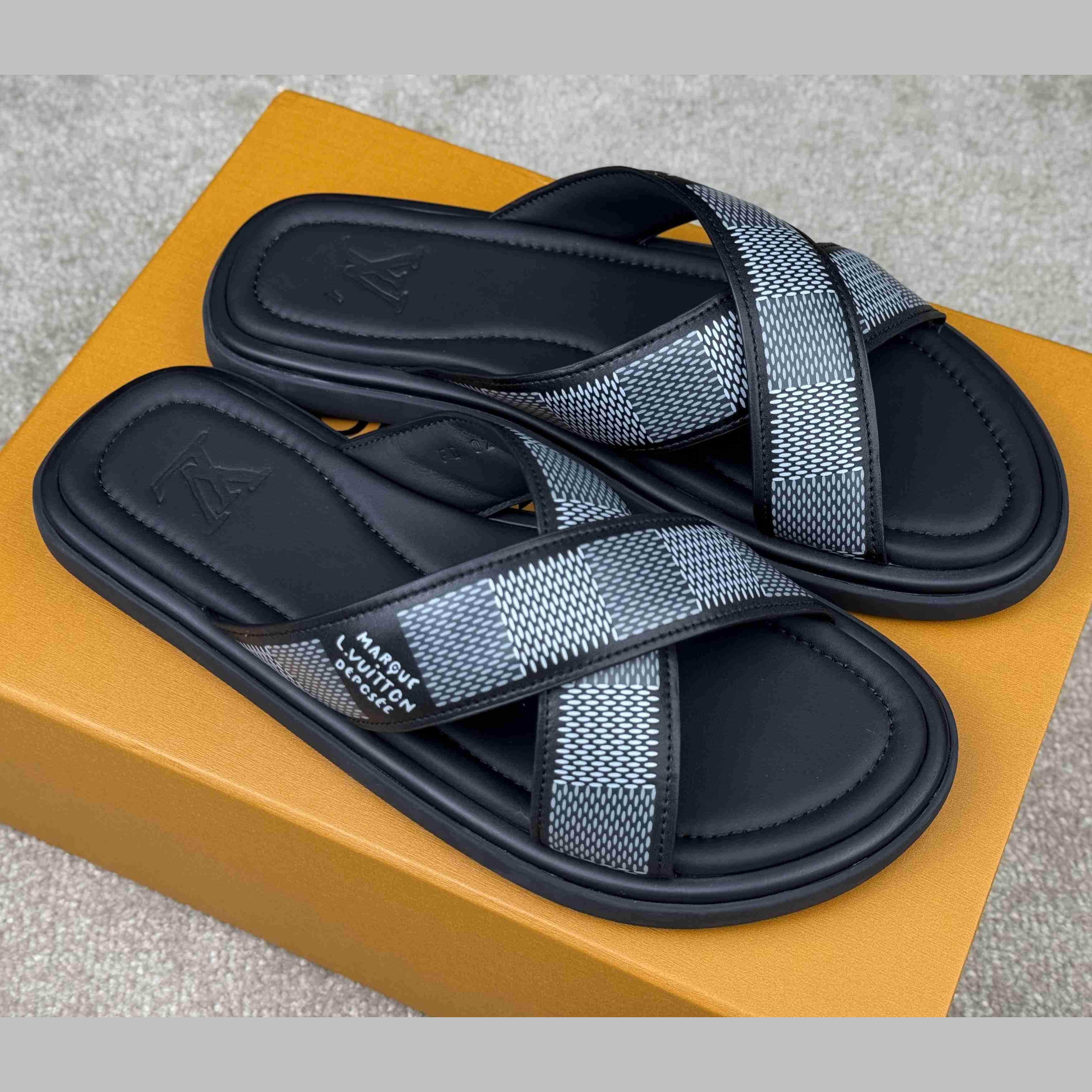 Louis Vuitton LV Venice Mule   - FashionPlug