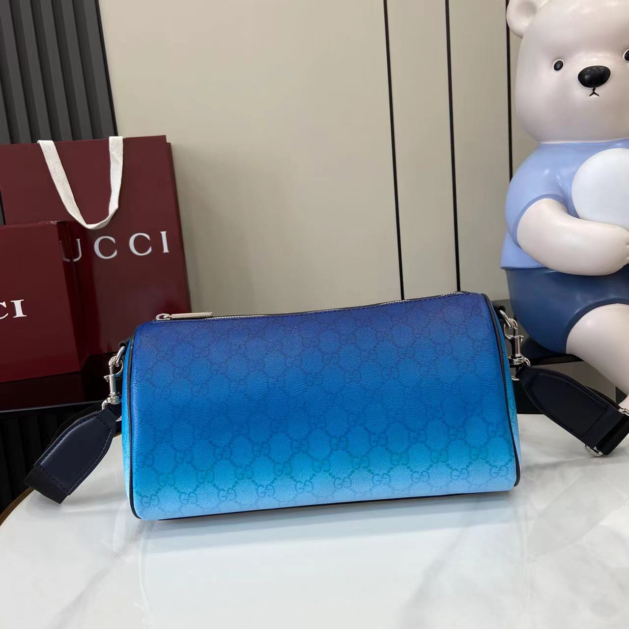 Gucci Chroma Small Cylinder Bag - FashionPlug
