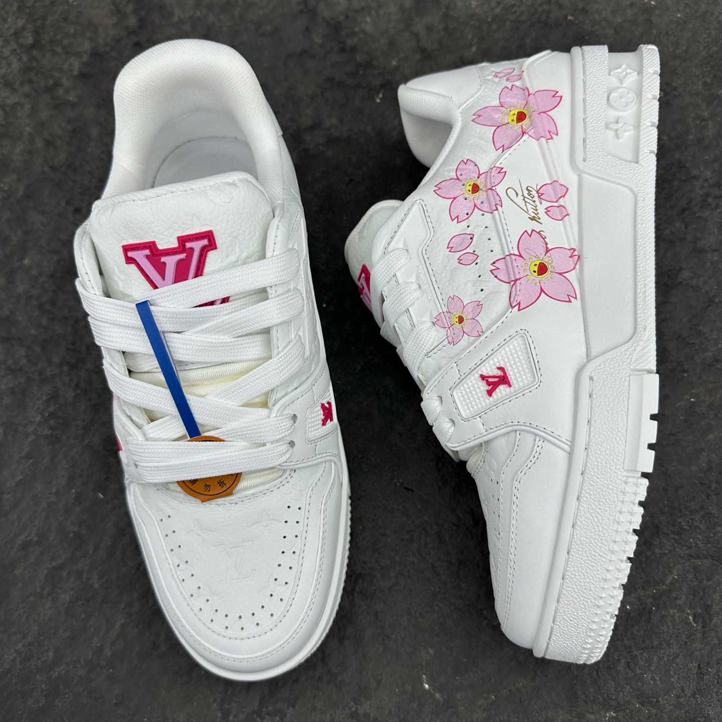 Louis Vuitton LV x TM LV Trainer Sneaker   1AGZEJ - FashionPlug