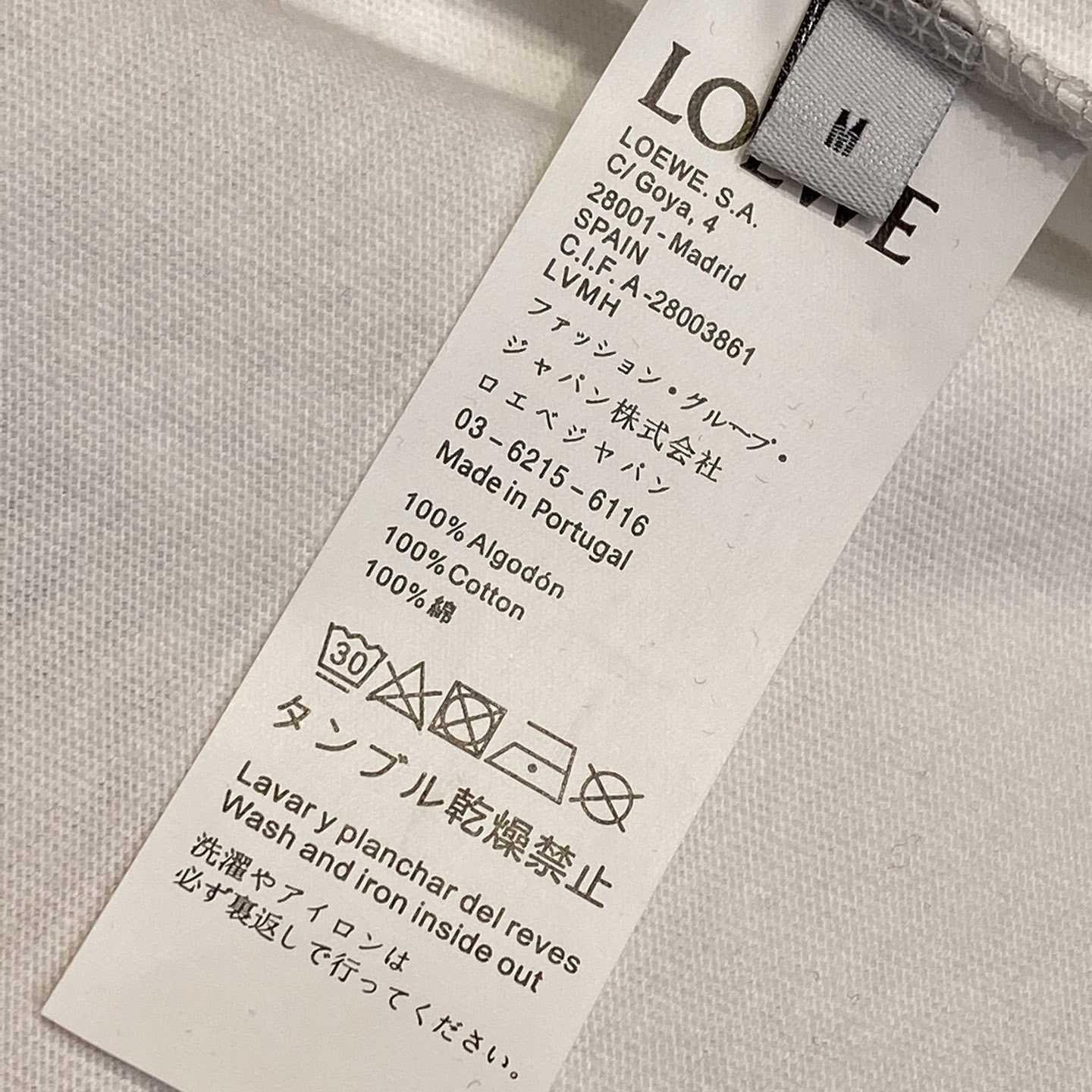 Loewe Loose Fit T-shirt In Cotton - FashionPlug