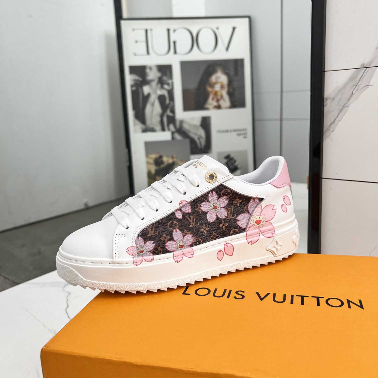 Louis Vuitton LV x TM Time Out Sneaker - FashionPlug