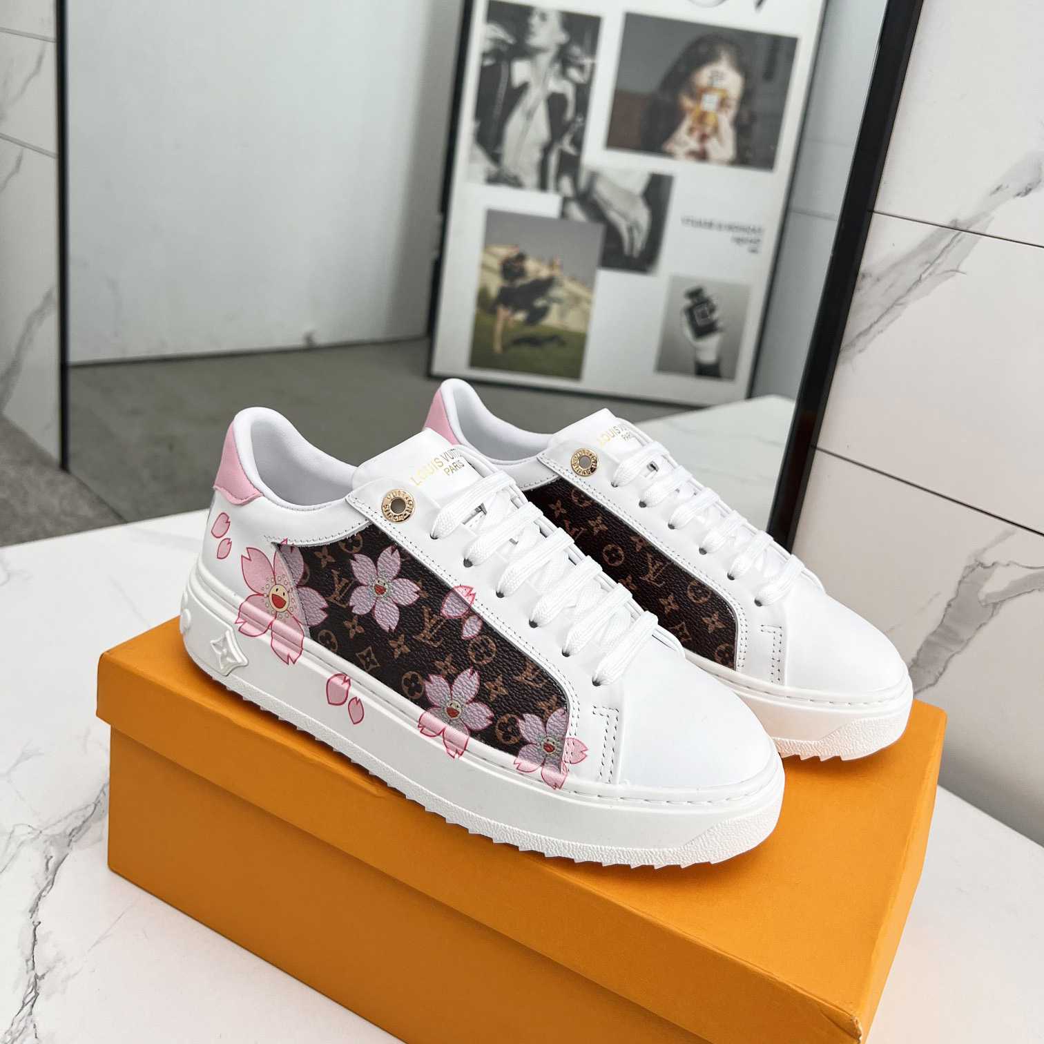 Louis Vuitton LV x TM Time Out Sneaker - FashionPlug