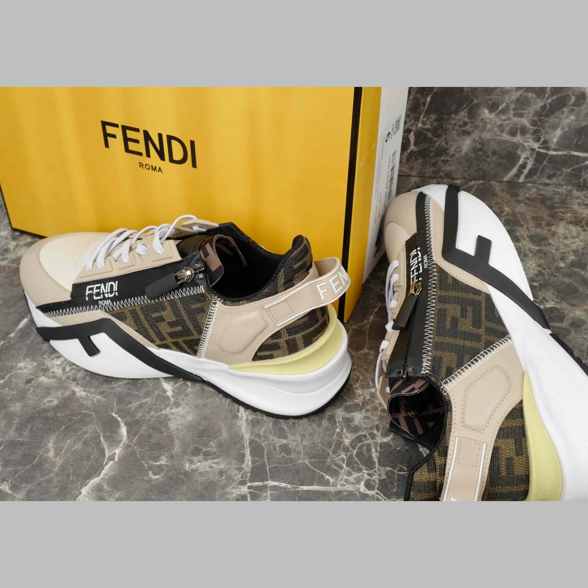 Fendi Flow Sneakers  - FashionPlug
