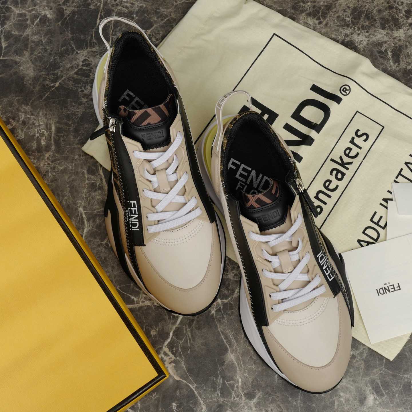 Fendi Flow Sneakers  - FashionPlug