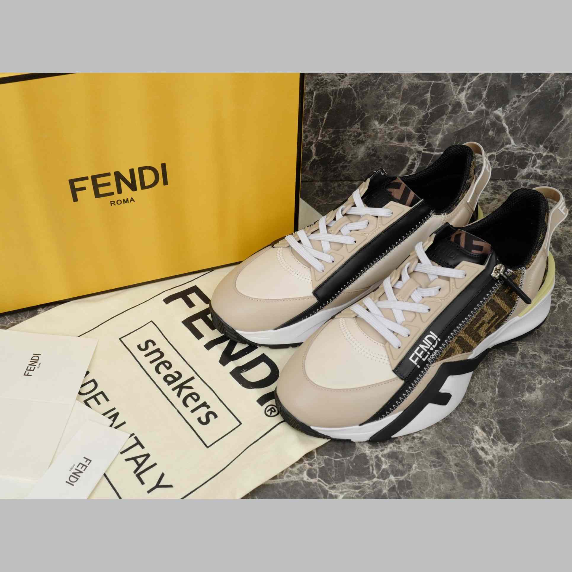 Fendi Flow Sneakers  - FashionPlug