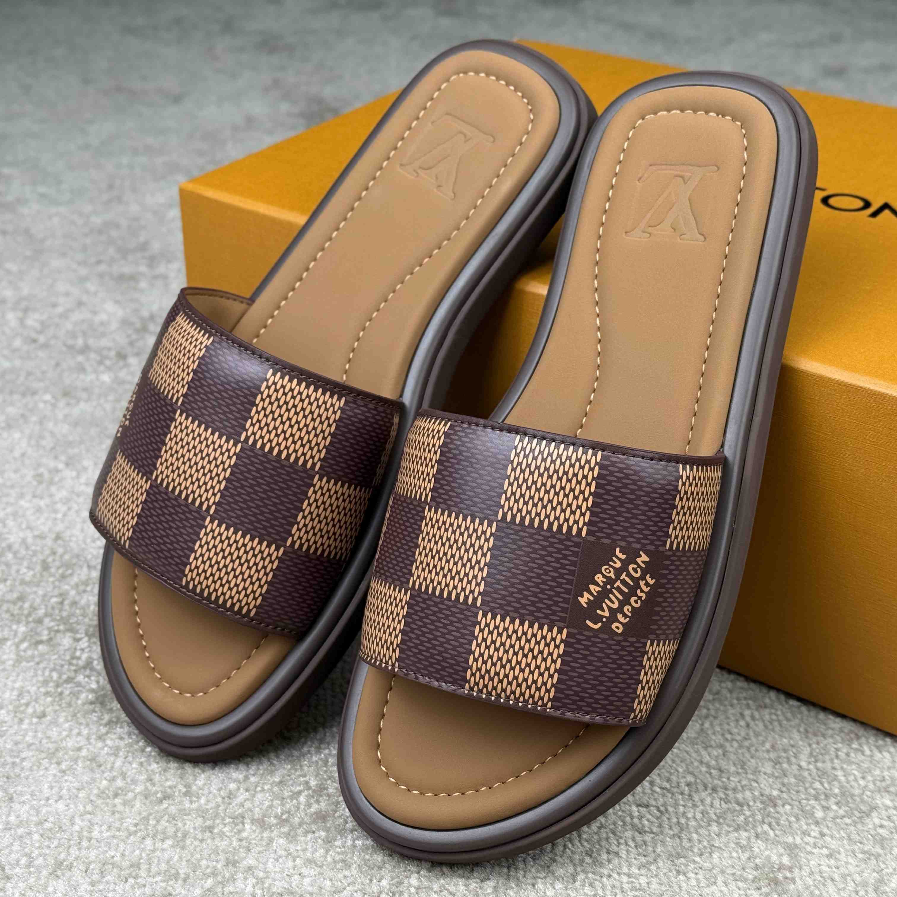 Louis Vuitton LV Venice Mule   - FashionPlug