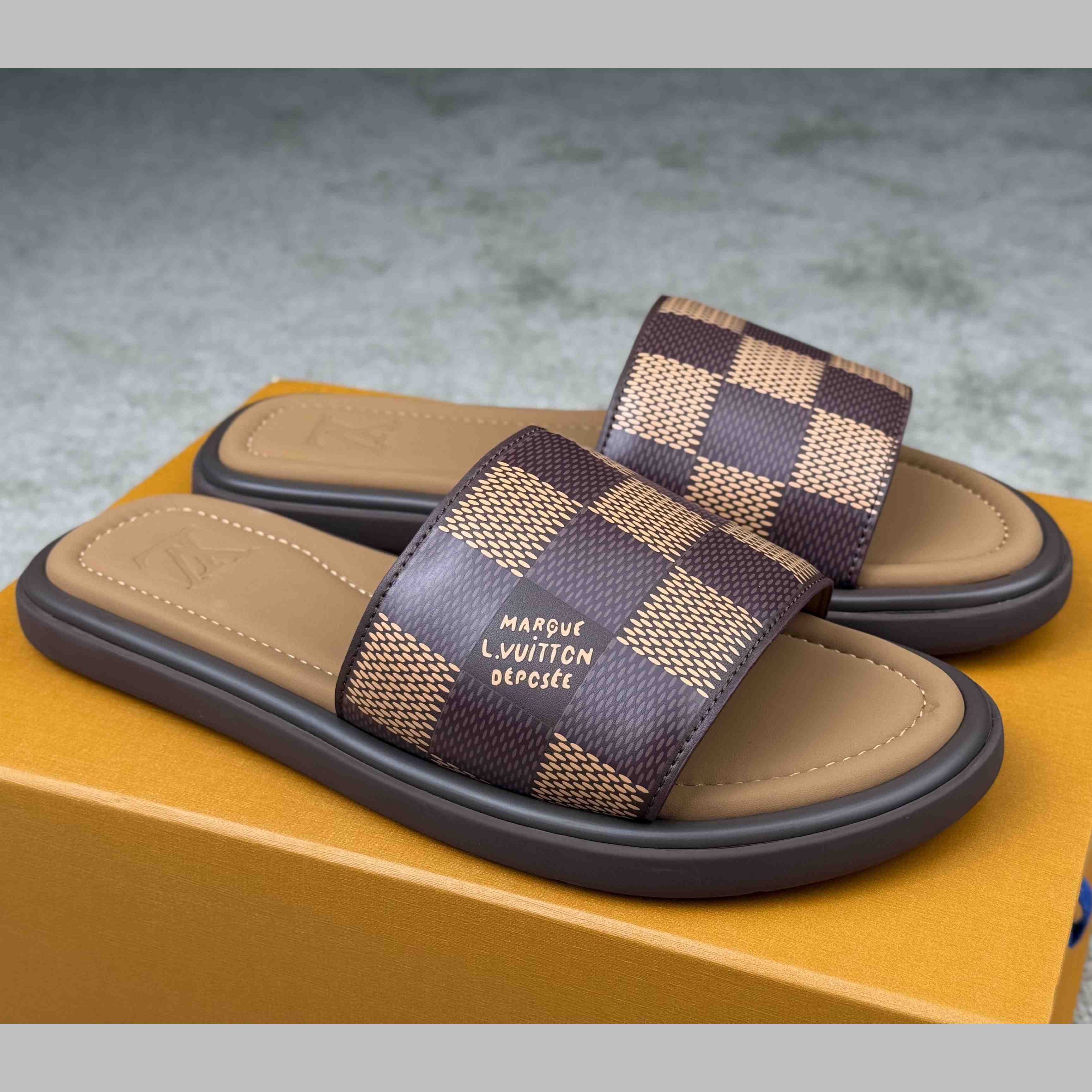 Louis Vuitton LV Venice Mule   - FashionPlug