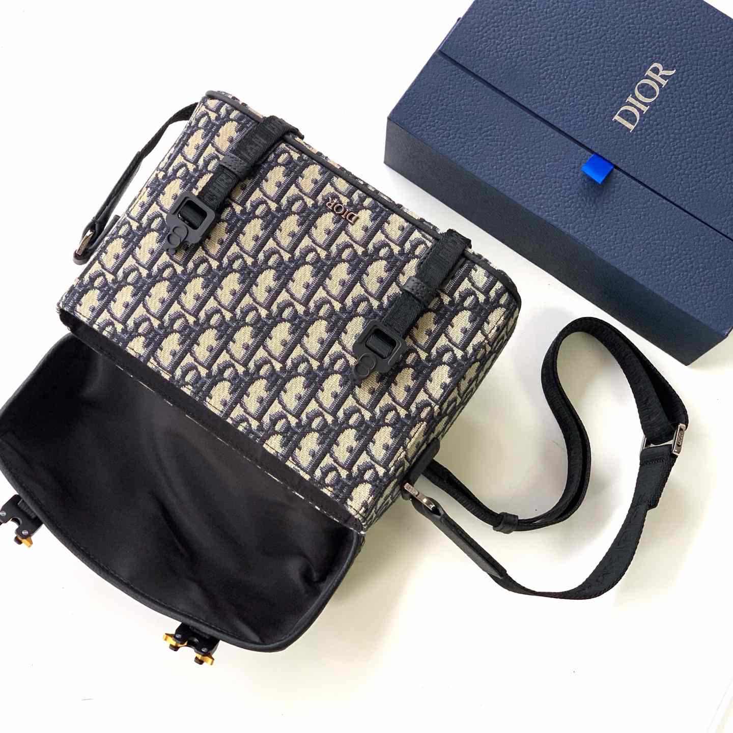 Dior Hit the Road Messenger Bag with Flap  - FashionPlug