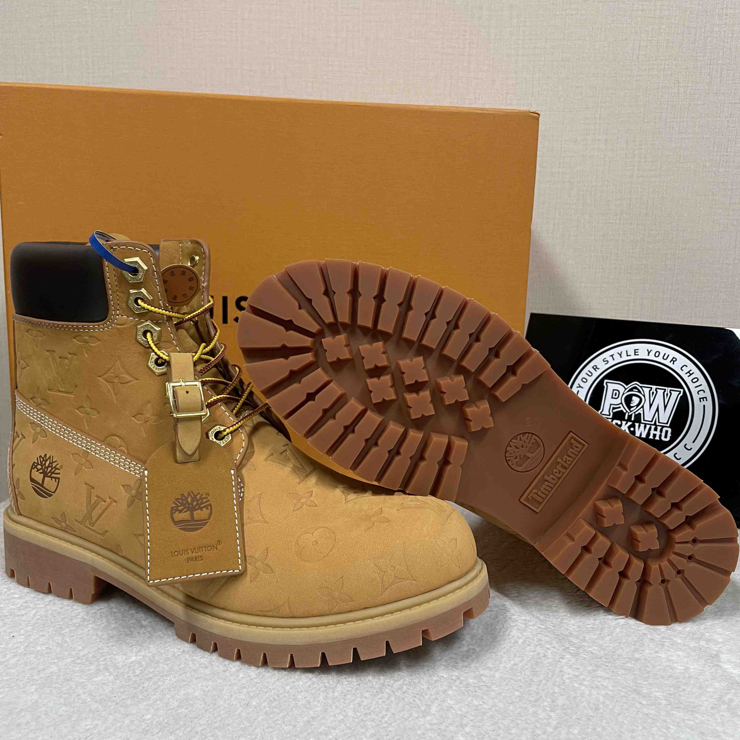 Louis Vuitton Timberland  Ankle Boot - FashionPlug