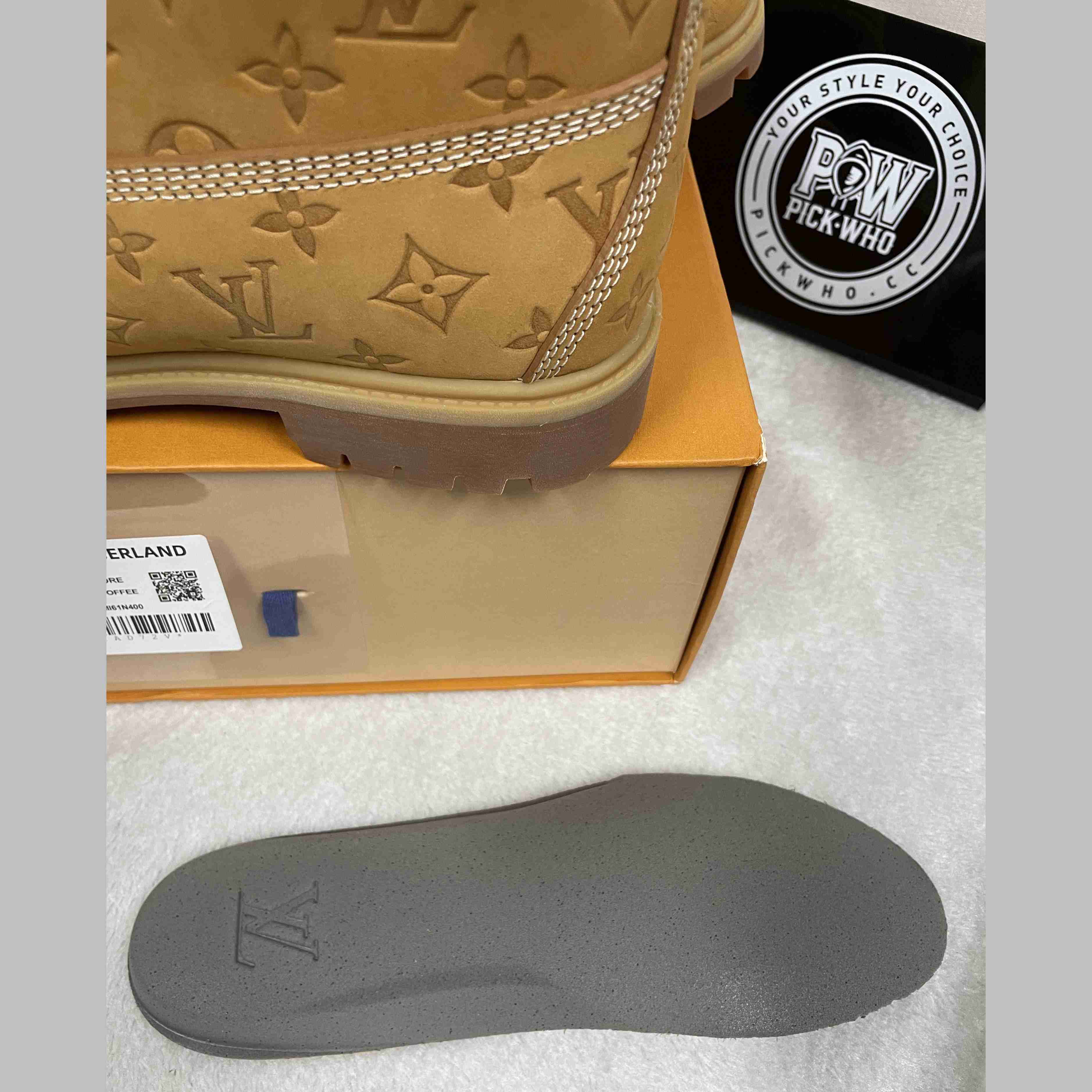 Louis Vuitton Timberland  Ankle Boot - FashionPlug