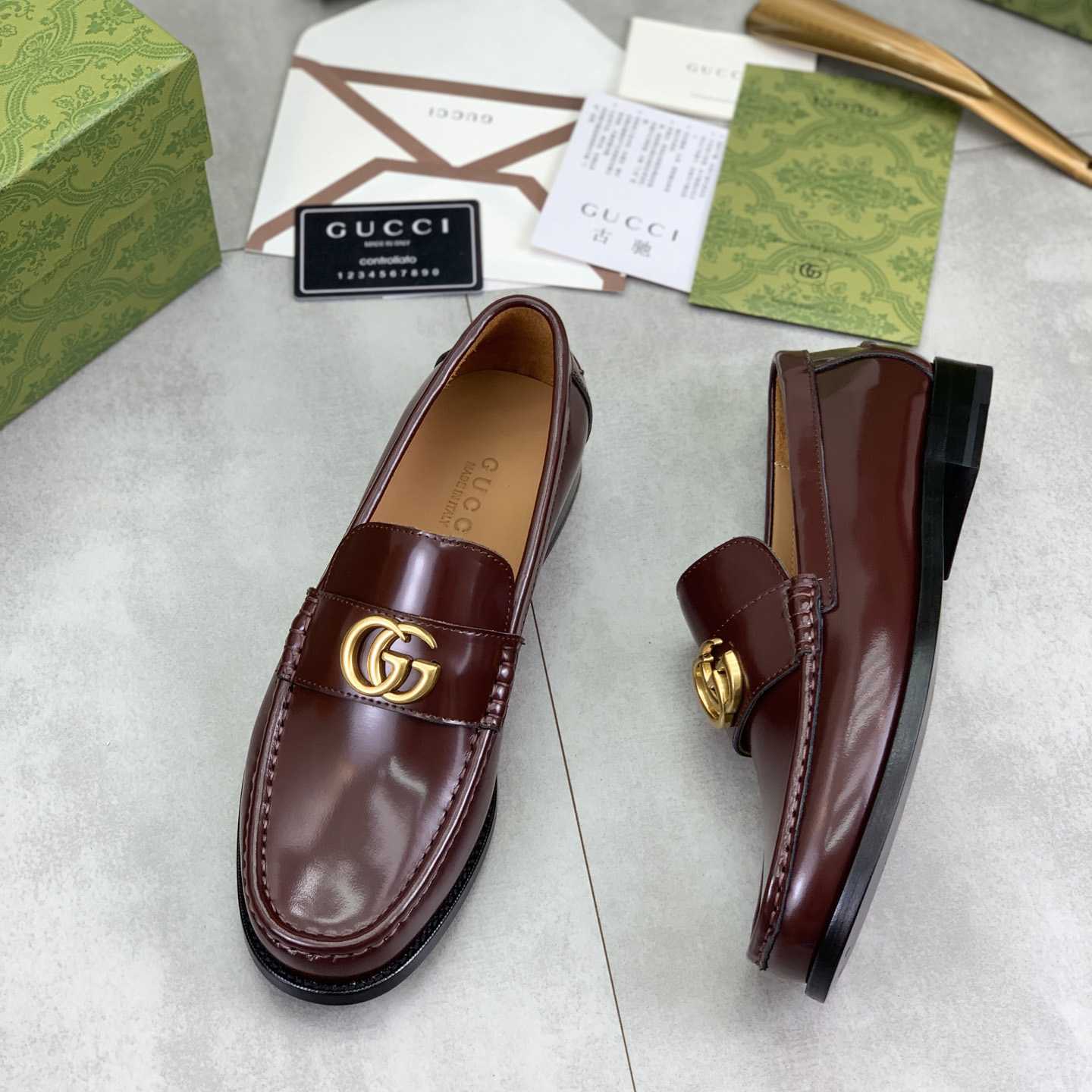 Gucci Loafer With Double G - FashionPlug