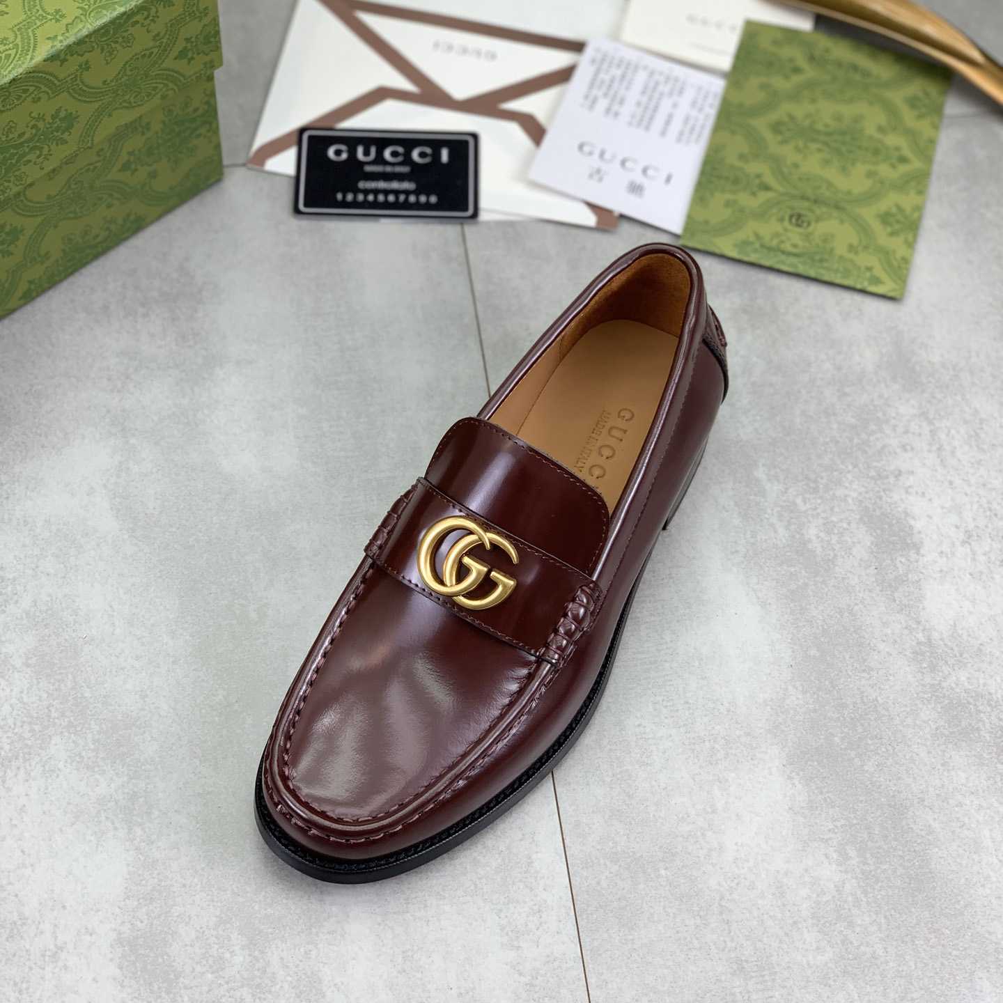 Gucci Loafer With Double G - FashionPlug