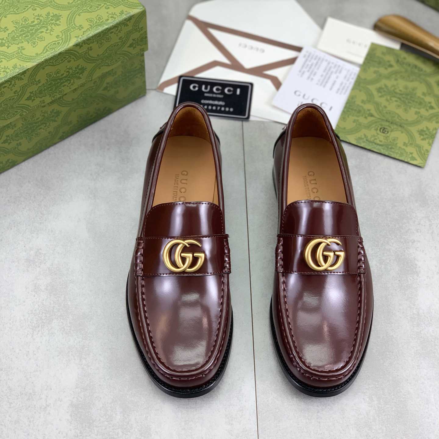 Gucci Loafer With Double G - FashionPlug