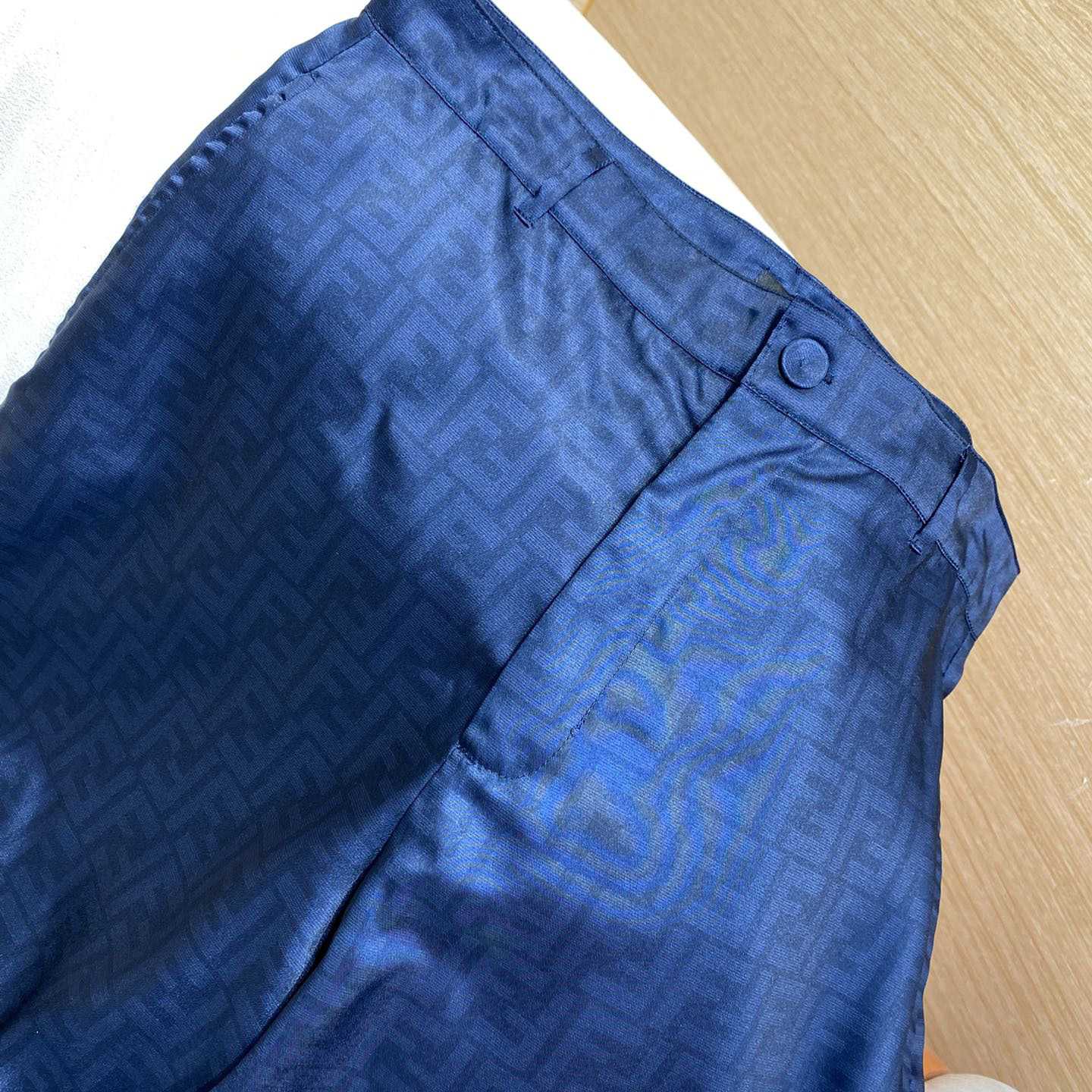 Fendi Allover Logo Printed Shorts - FashionPlug