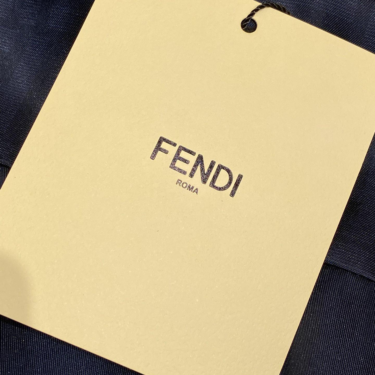 Fendi Allover Logo Printed Shorts - FashionPlug