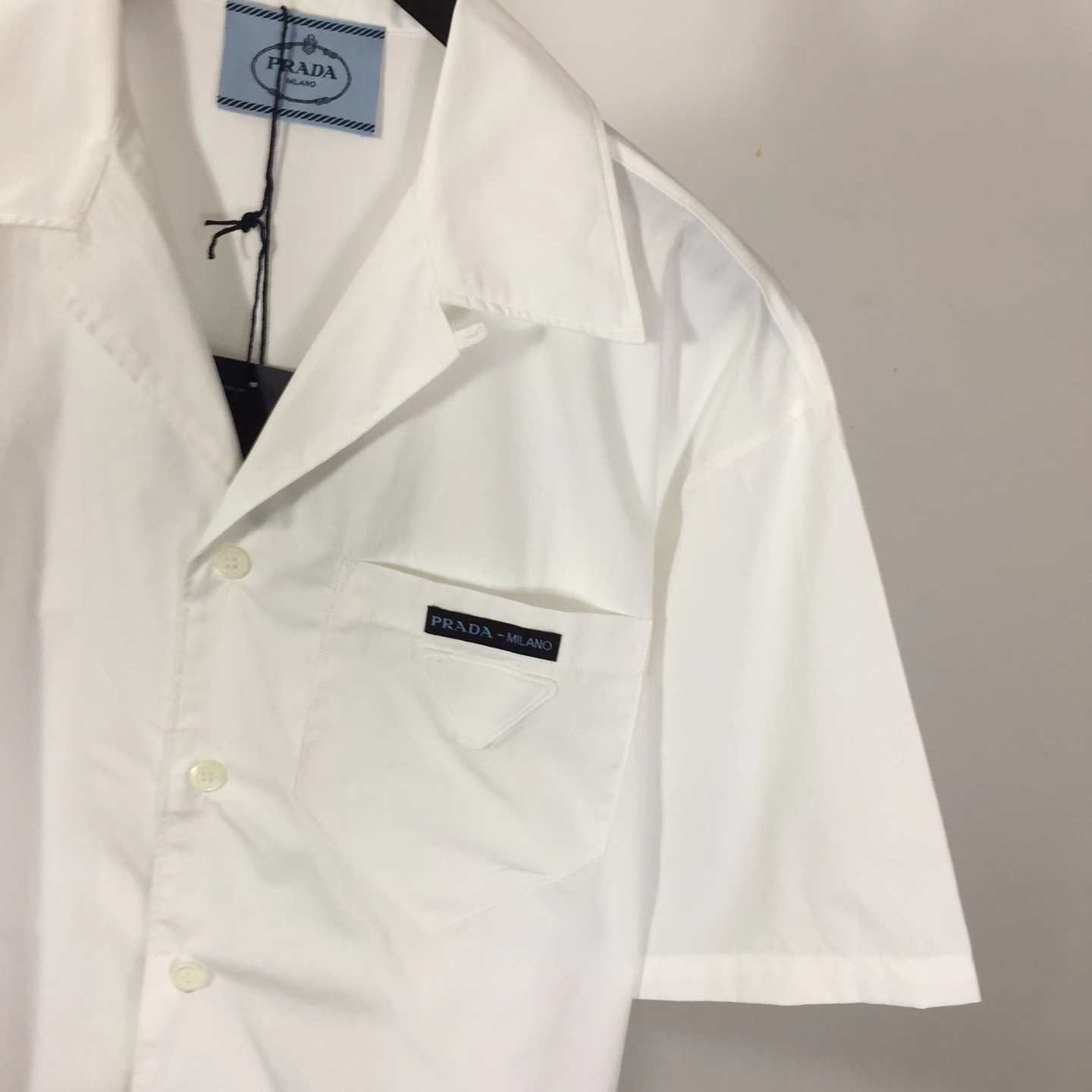 Prada Panelled Bowling-style Shirt - FashionPlug