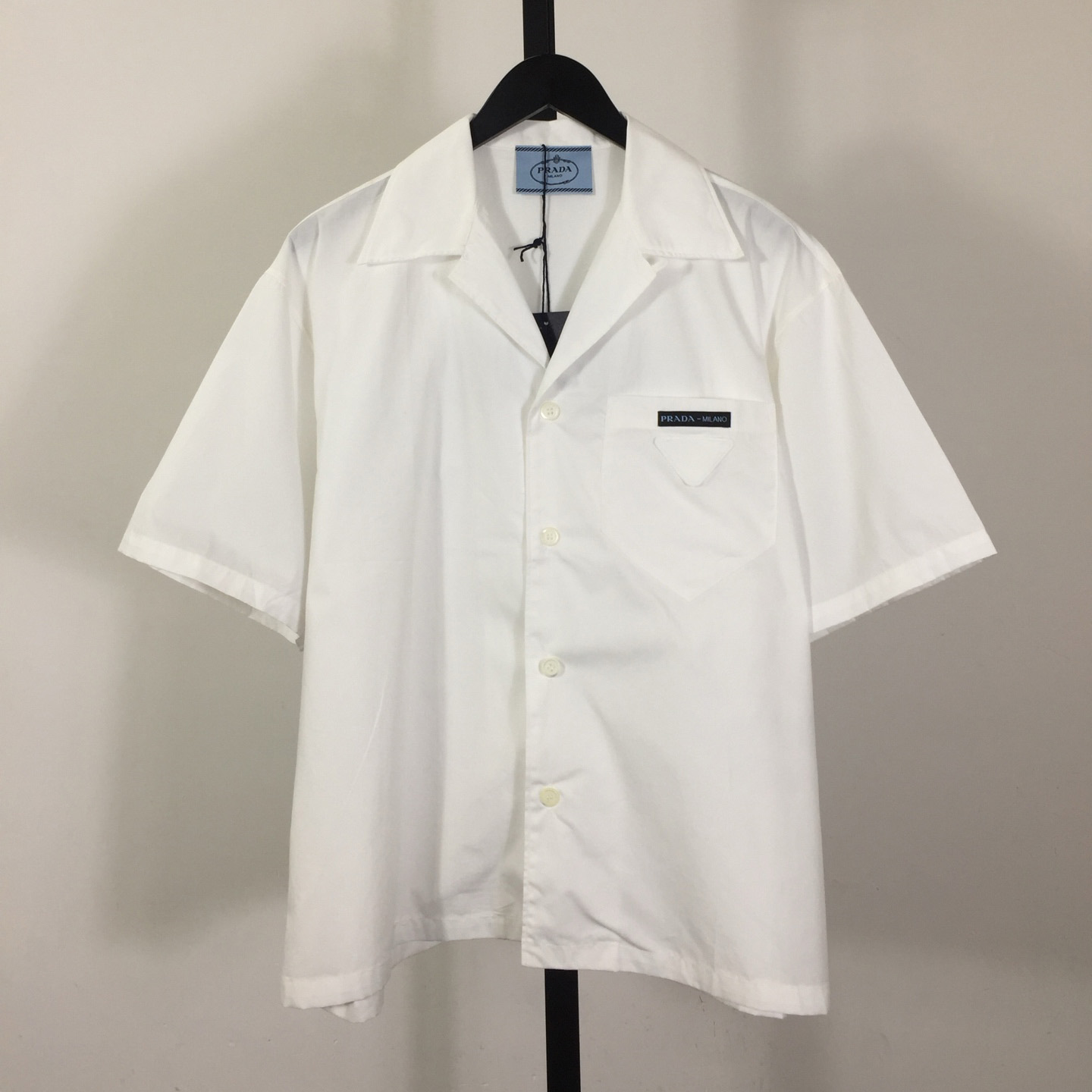Prada Panelled Bowling-style Shirt - FashionPlug