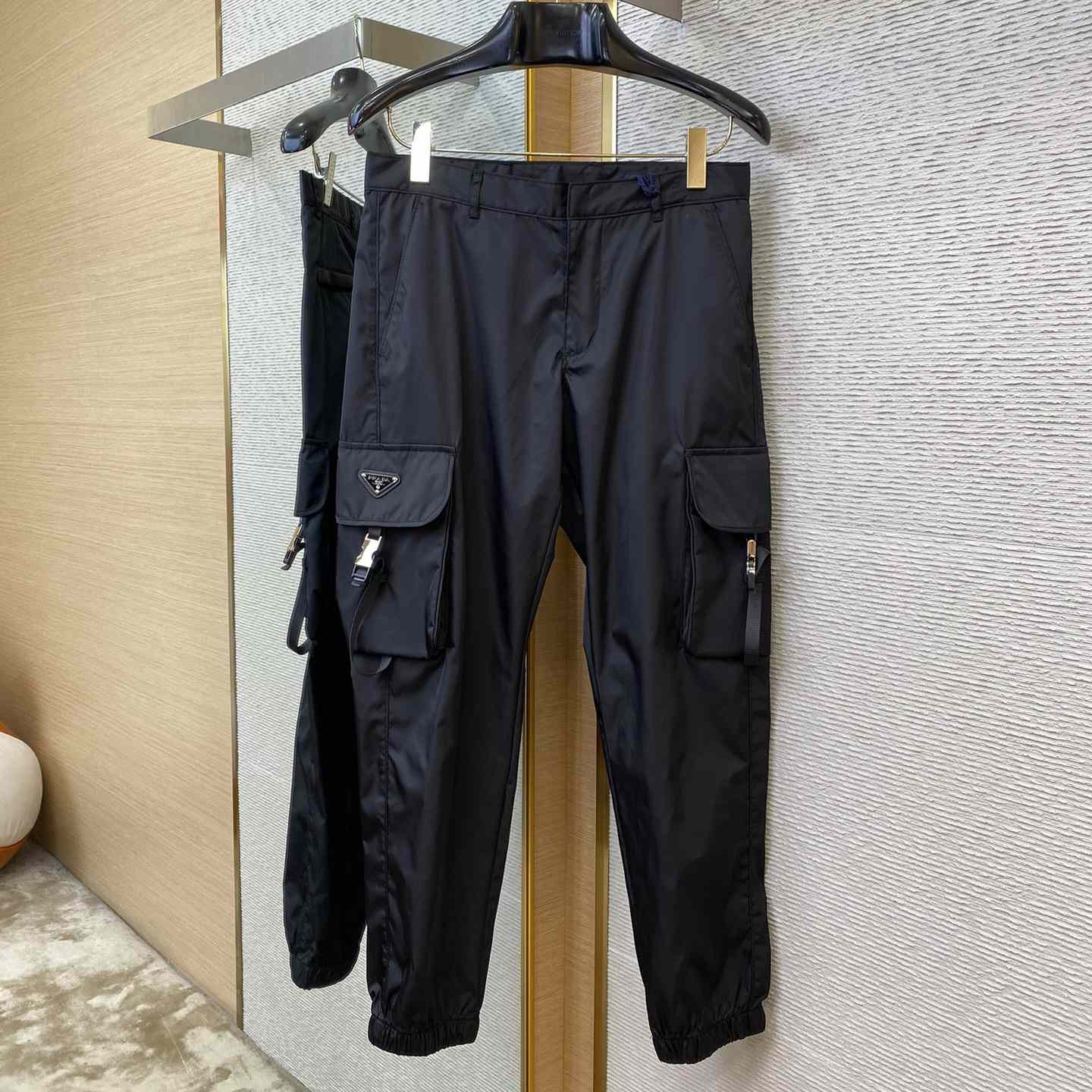 Prada Prada Re-Nylon Cargo Pants - FashionPlug