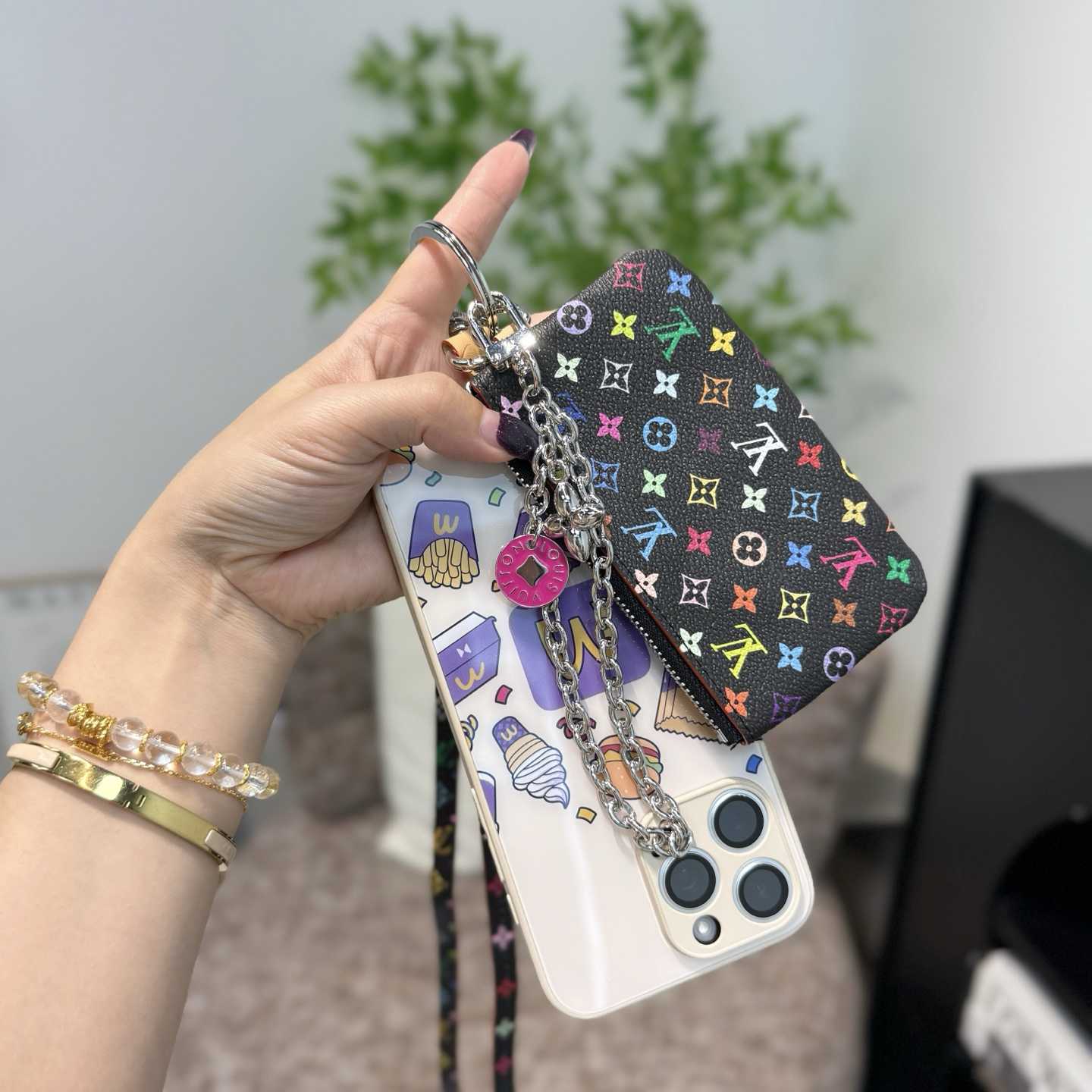 Louis Vuitton LV x TM Phone Holder   - FashionPlug