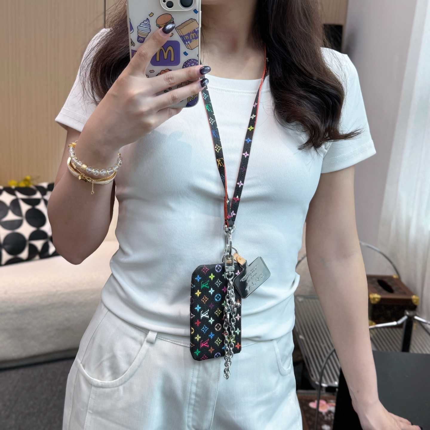 Louis Vuitton LV x TM Phone Holder   - FashionPlug