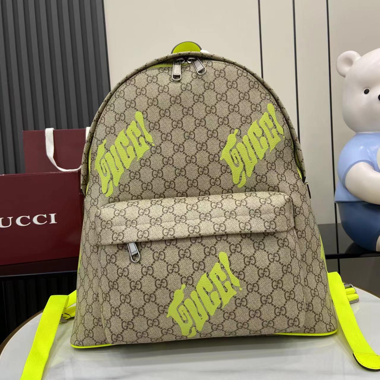 Gucci Medium Backpack With Print - FashionPlug