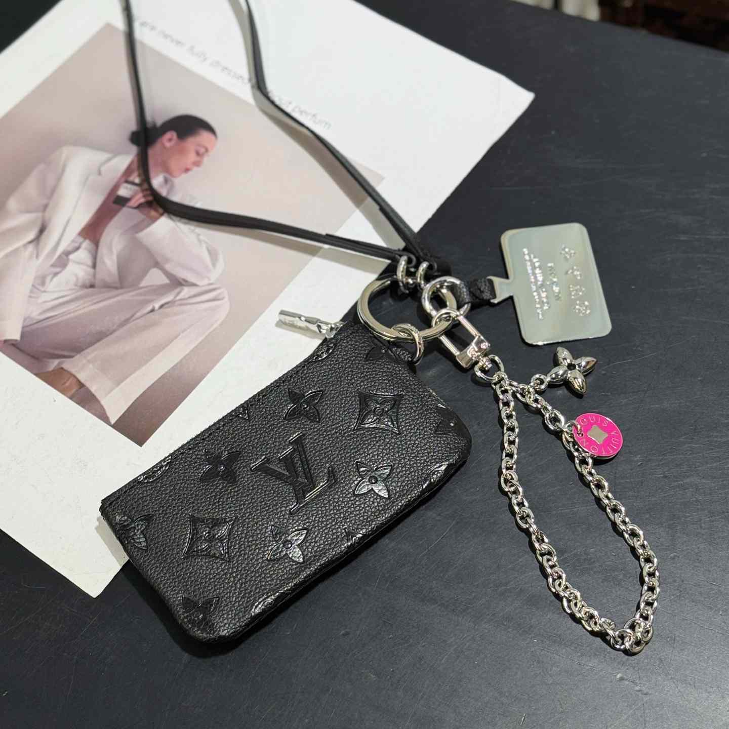 Louis Vuitton Monogram Phone Holder   - FashionPlug