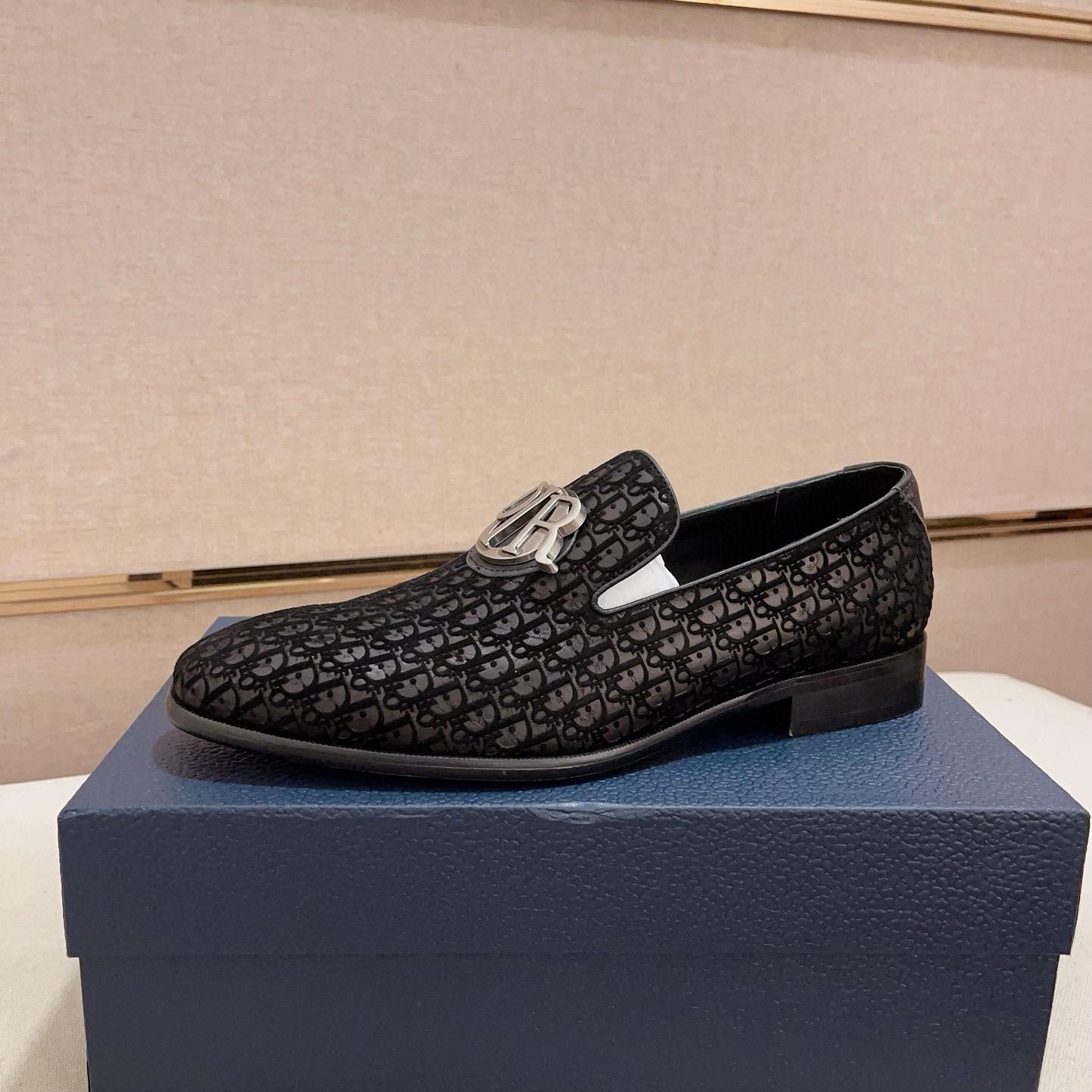 Dior Oblique Loafers  - FashionPlug
