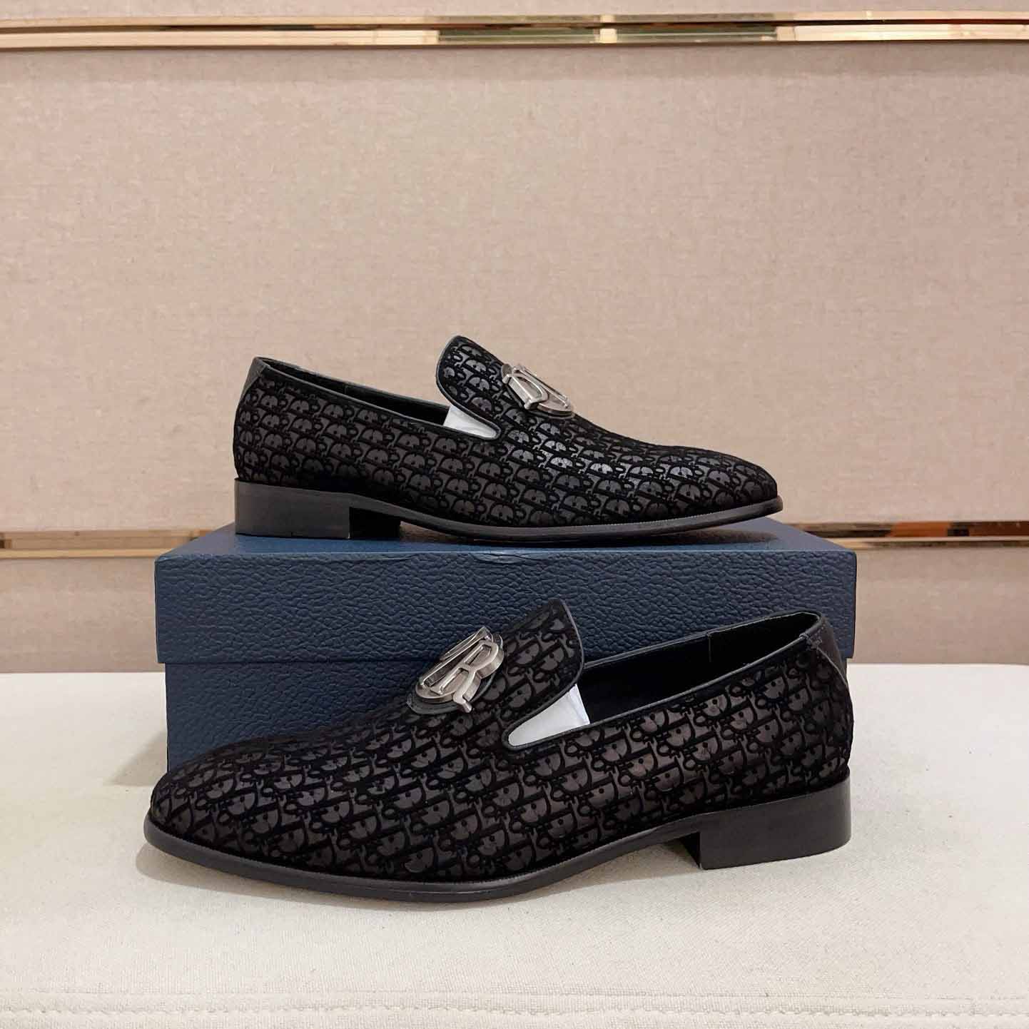 Dior Oblique Loafers  - FashionPlug