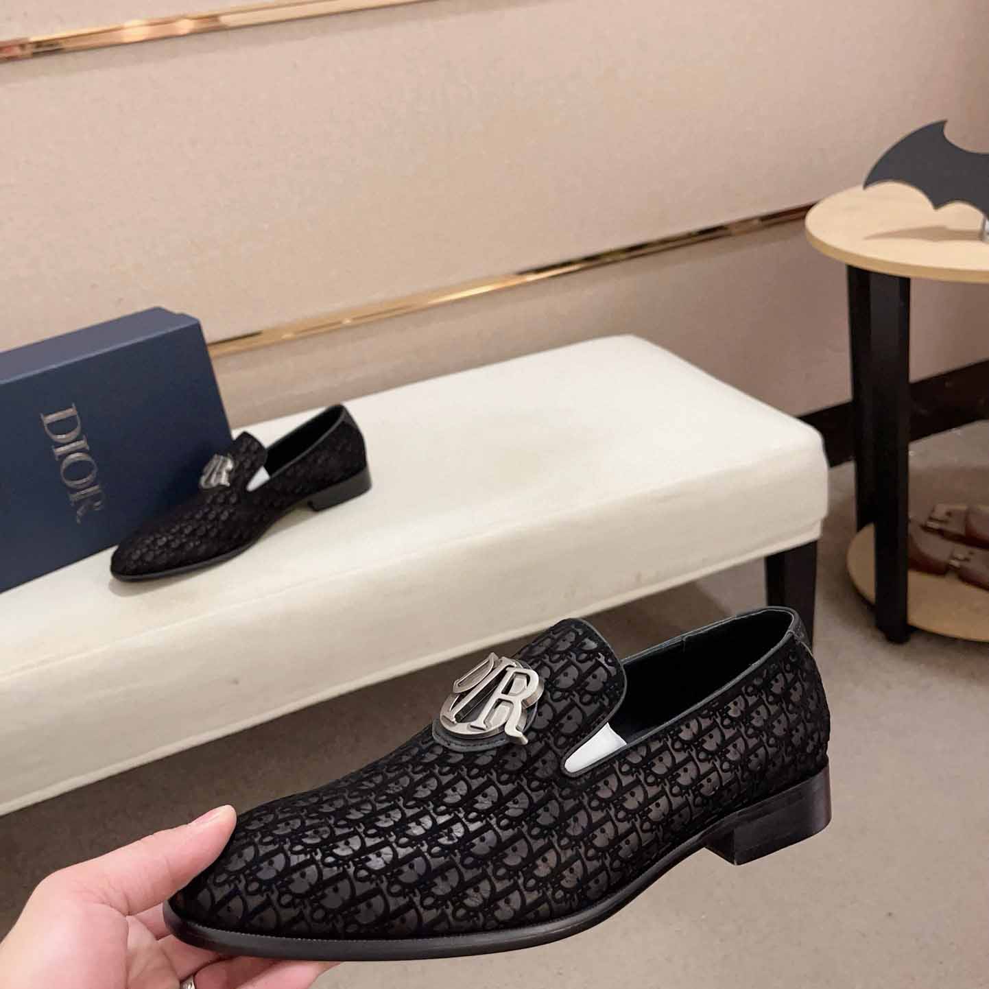 Dior Oblique Loafers  - FashionPlug