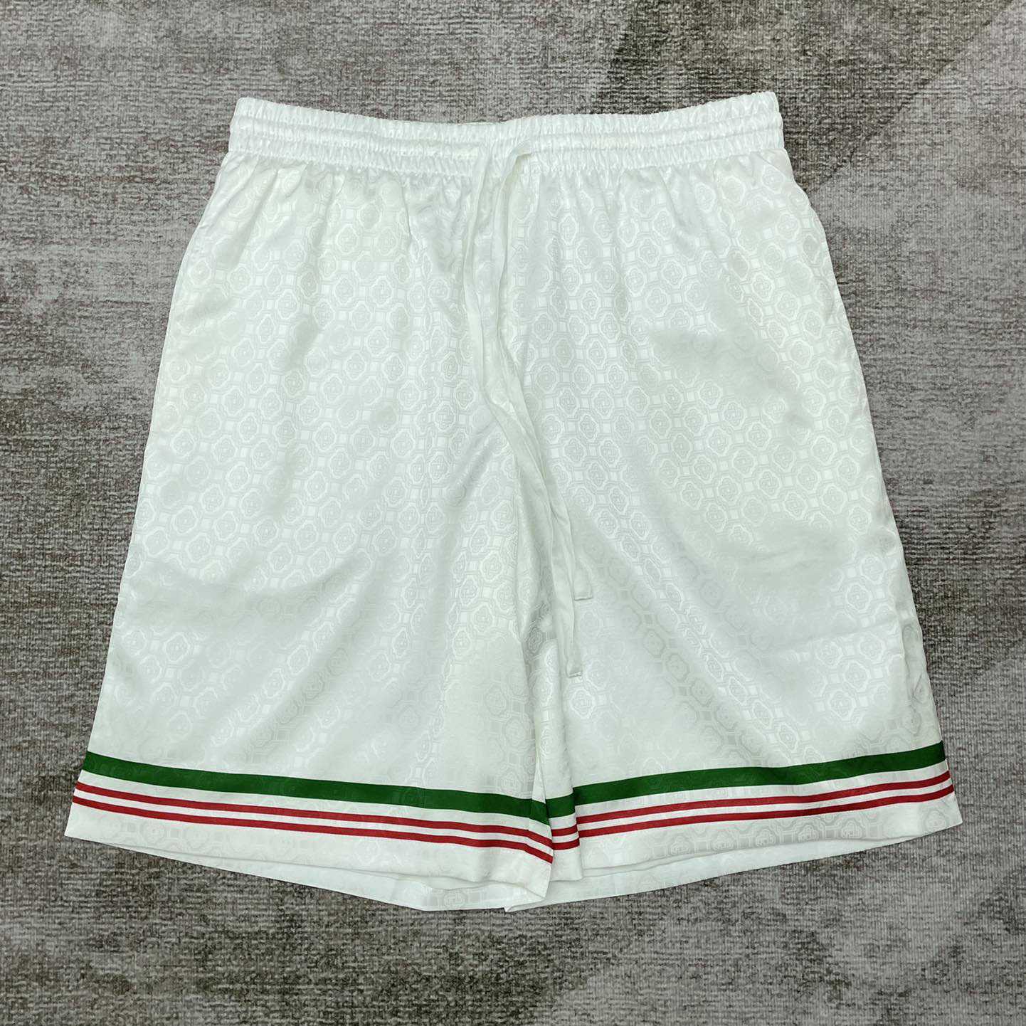 Casablanca Casa Way Printed Silk Shorts   CA3449 - FashionPlug
